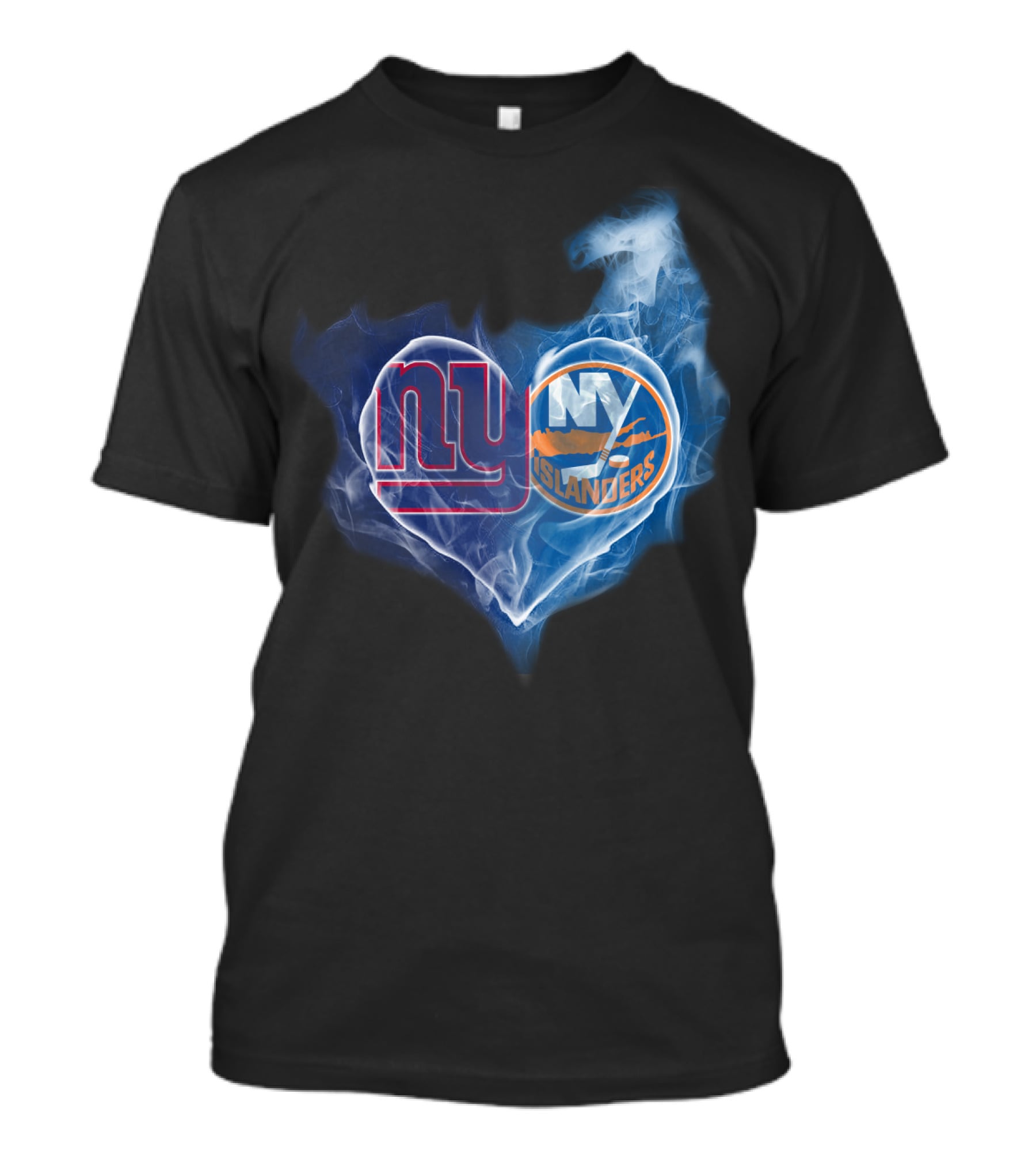 Ny Giants Ny Islanders Heart T-Shirt