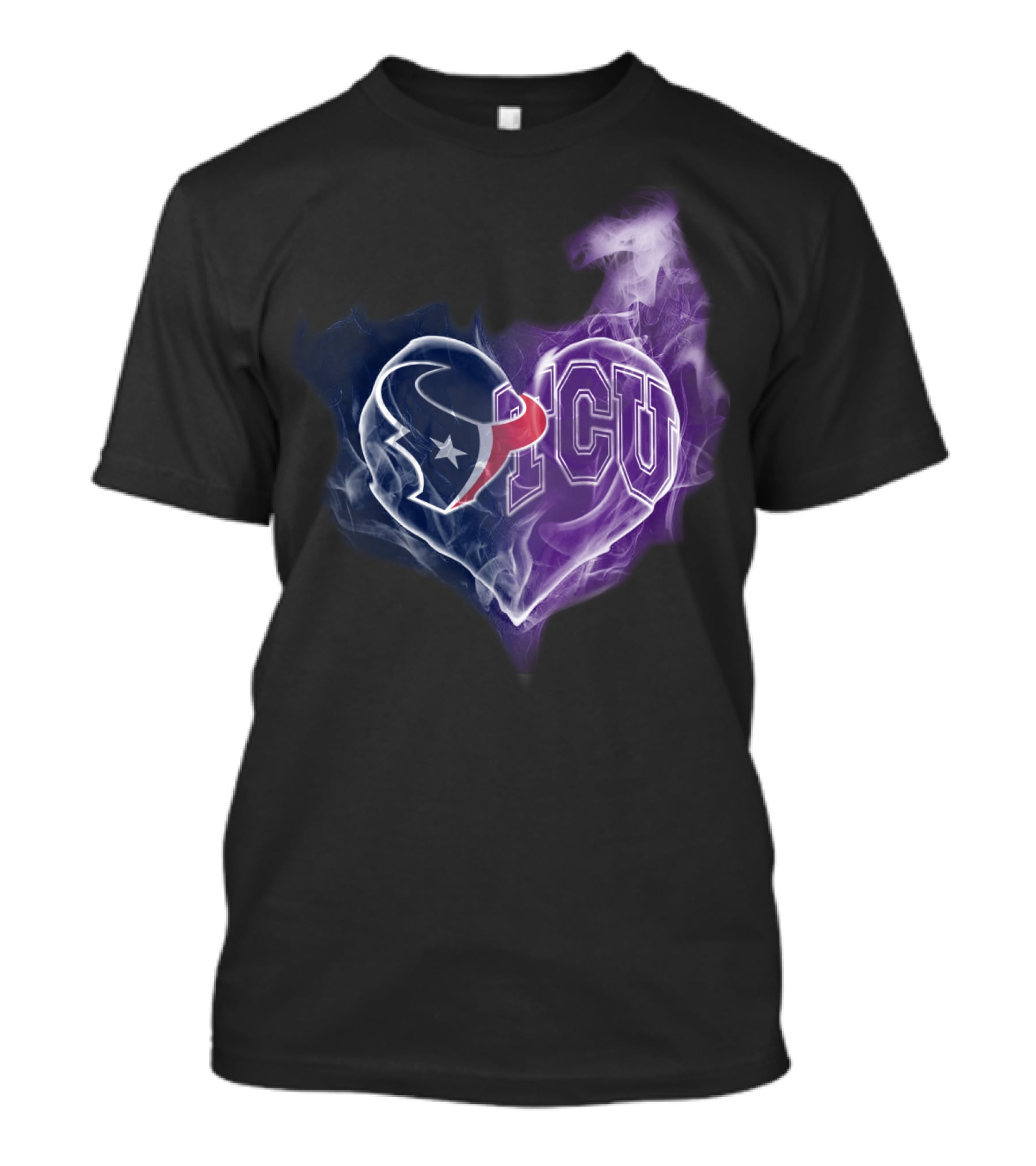 Houston Texans Tcu Heart T-Shirt