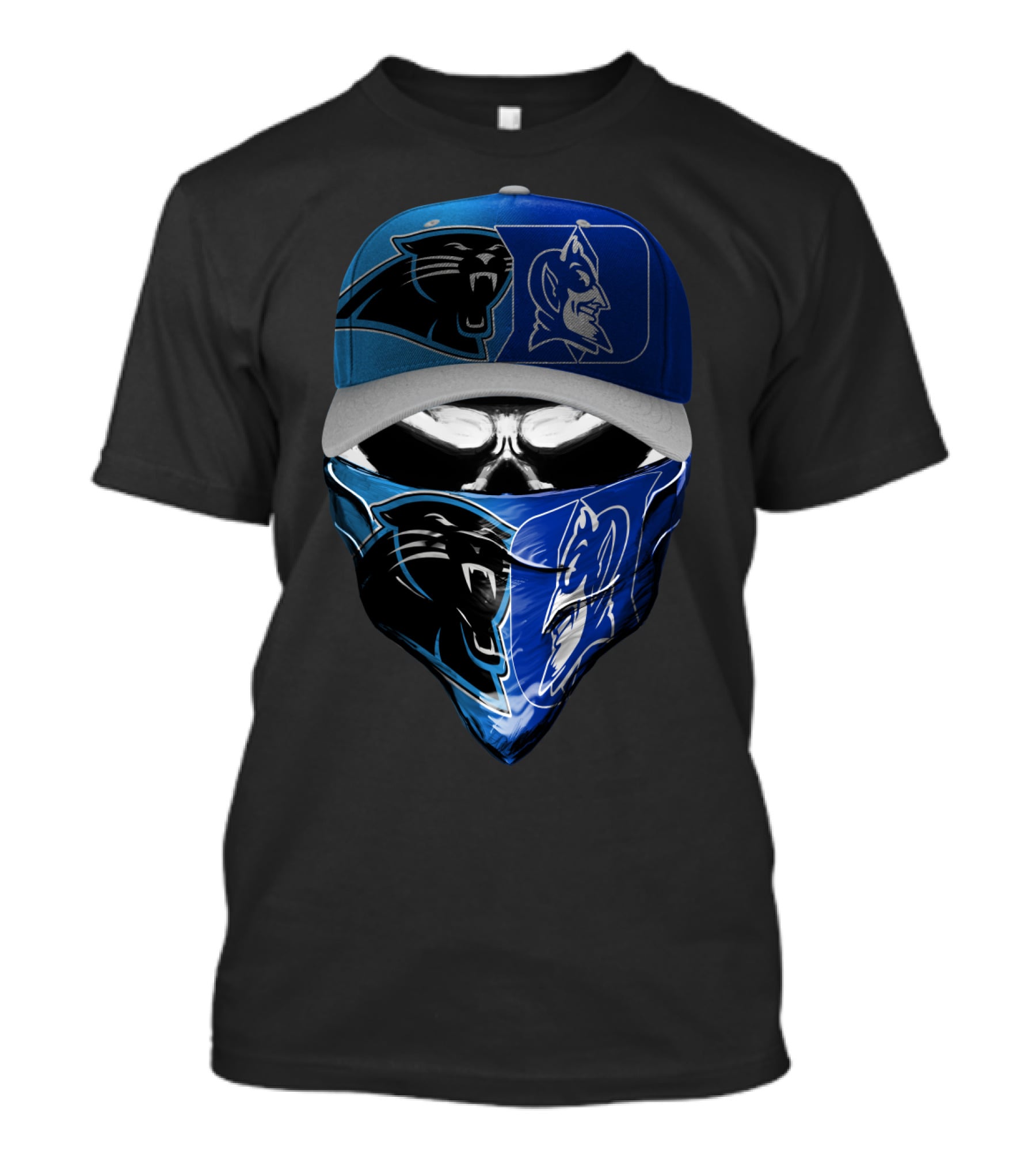 Carolina Panthers Duke Blue Devils Skum 084 T-Shirt