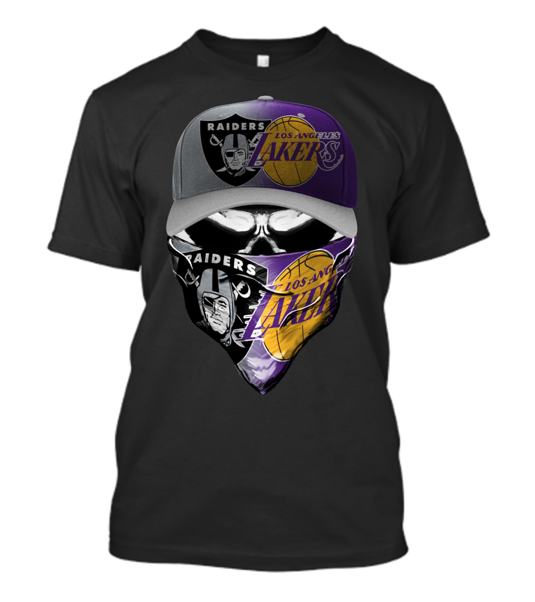 Los Angeles Raiders Lakers Skum 095 T-Shirt