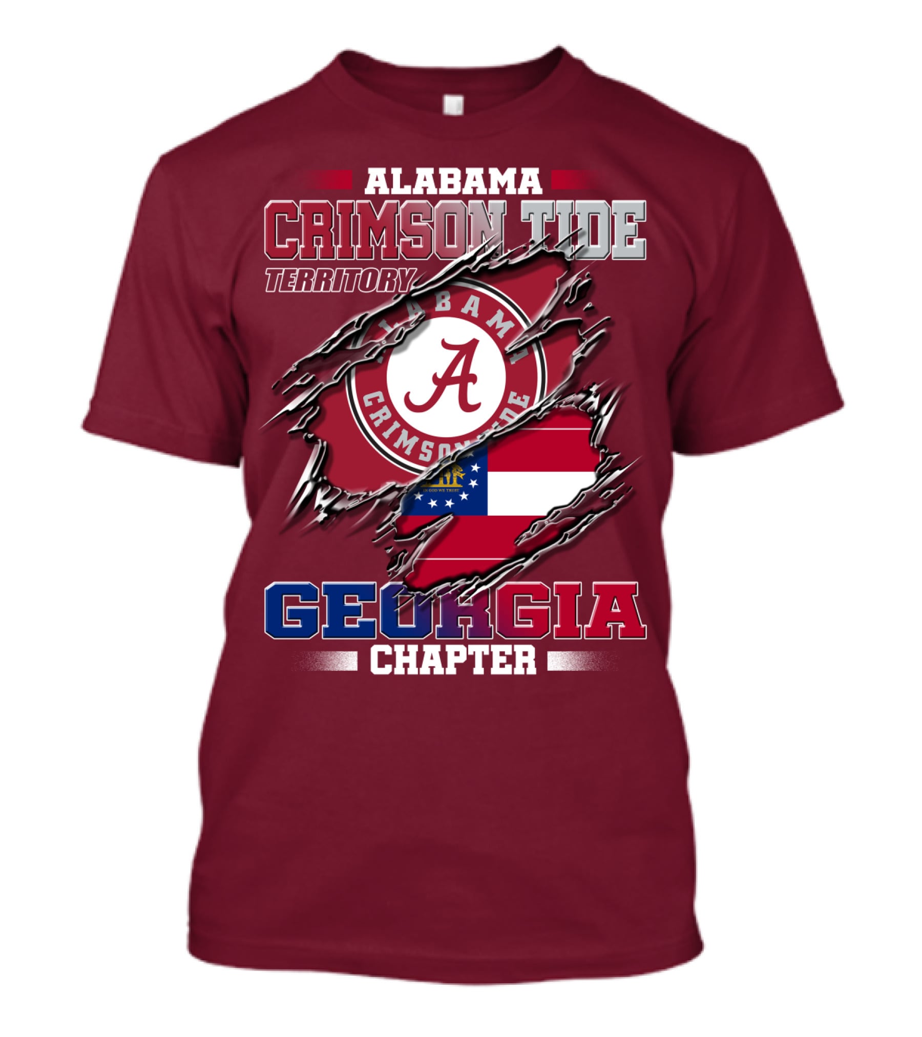 Alabama Crimson Tide Territory Georgia Chapter T-Shirt