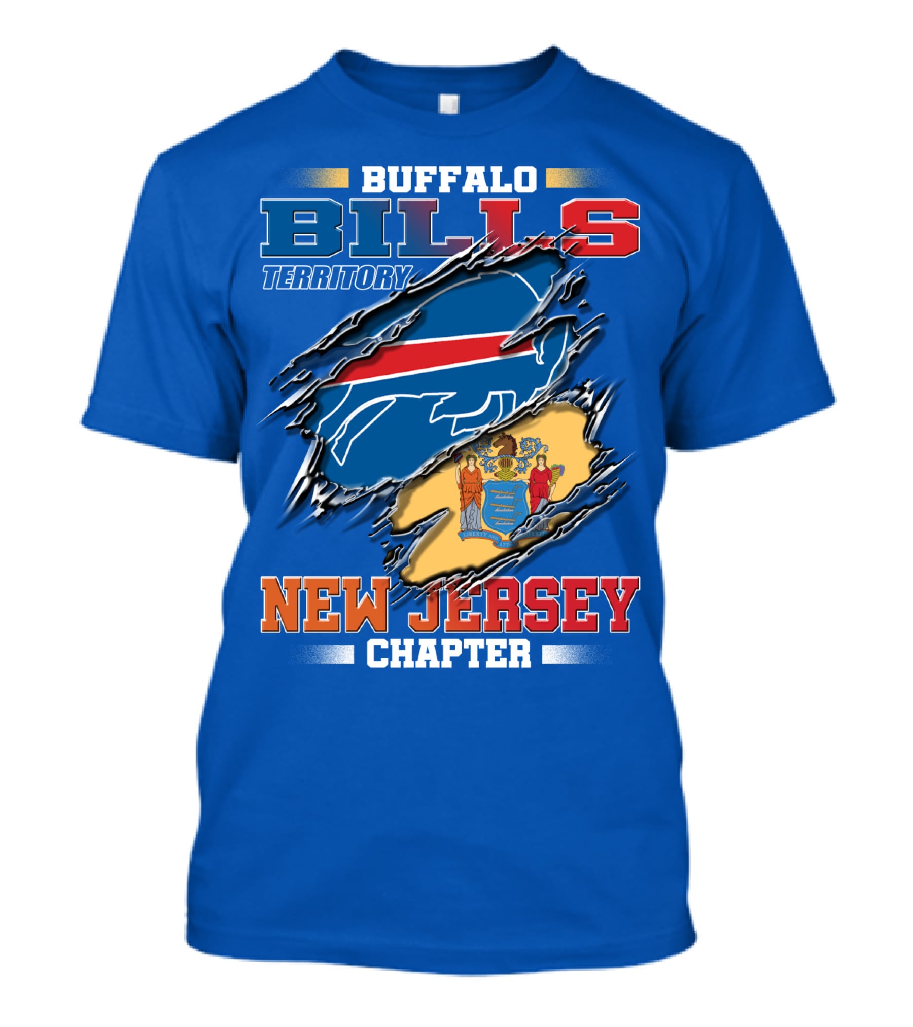 Buffalo Bills Territory New Jersey Chapter T-Shirt