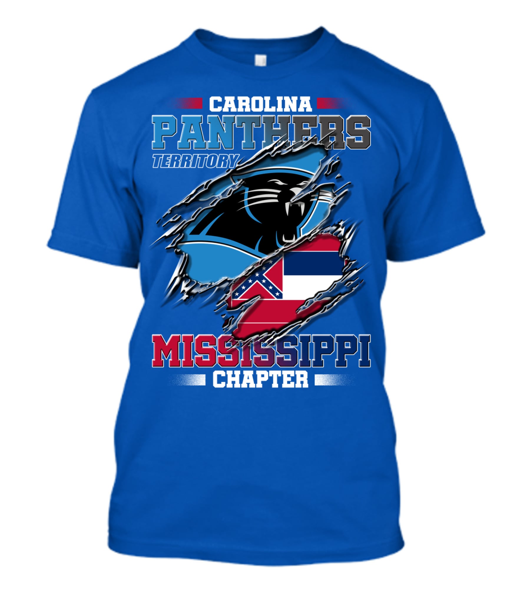 Carolina Panthers Territory Mississippi Chapter T-Shirt