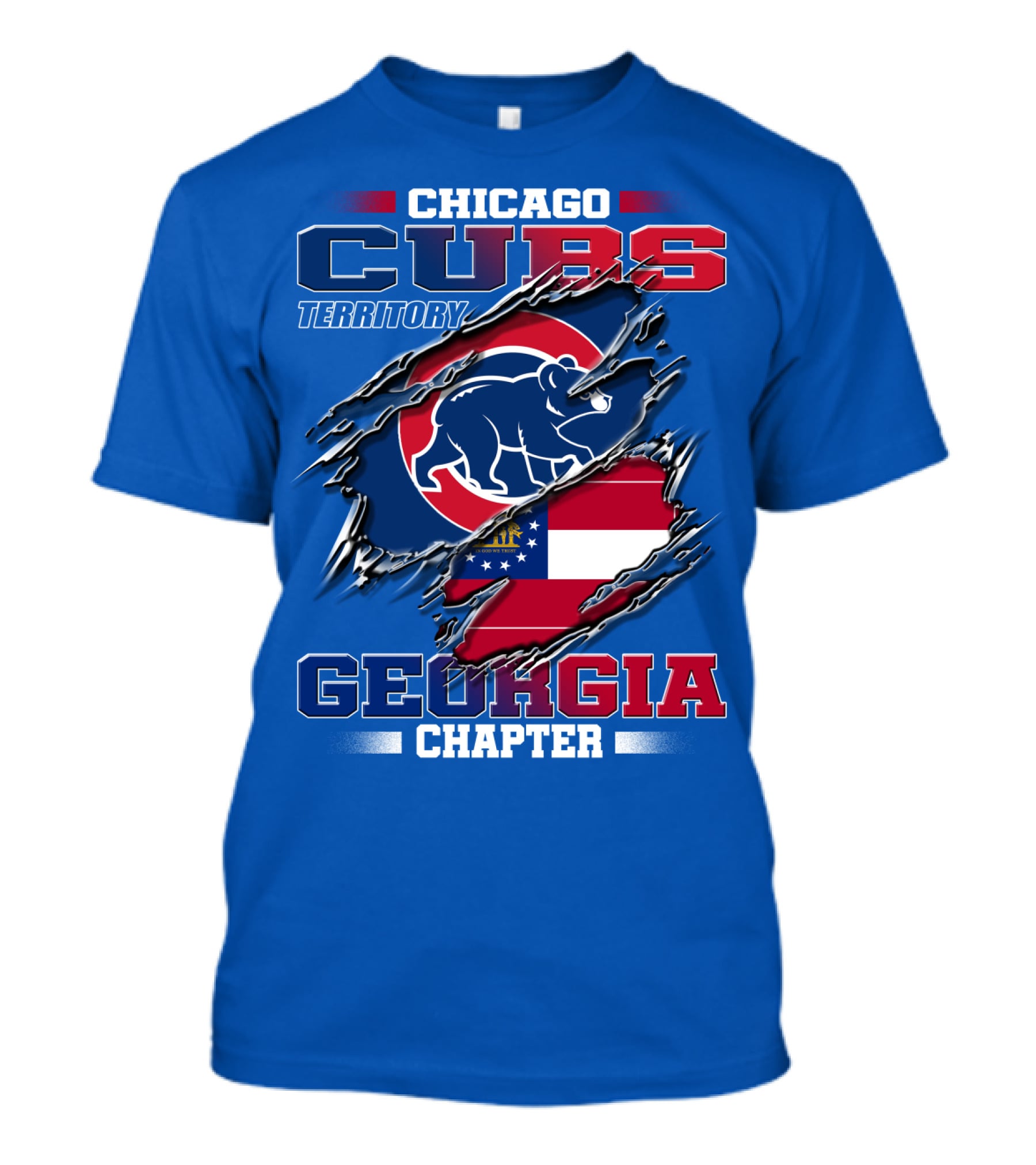 Chicago Cubs Territory Georgia Chapter T-Shirt