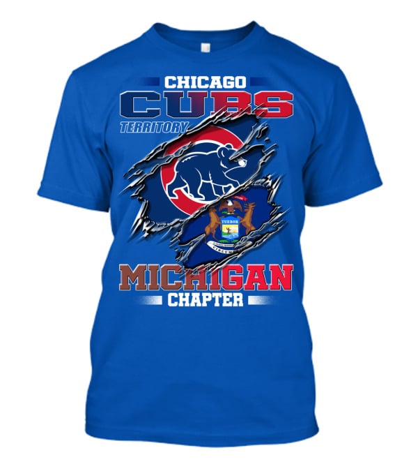Chicago Cubs Territory Michigan Chapter T-Shirt