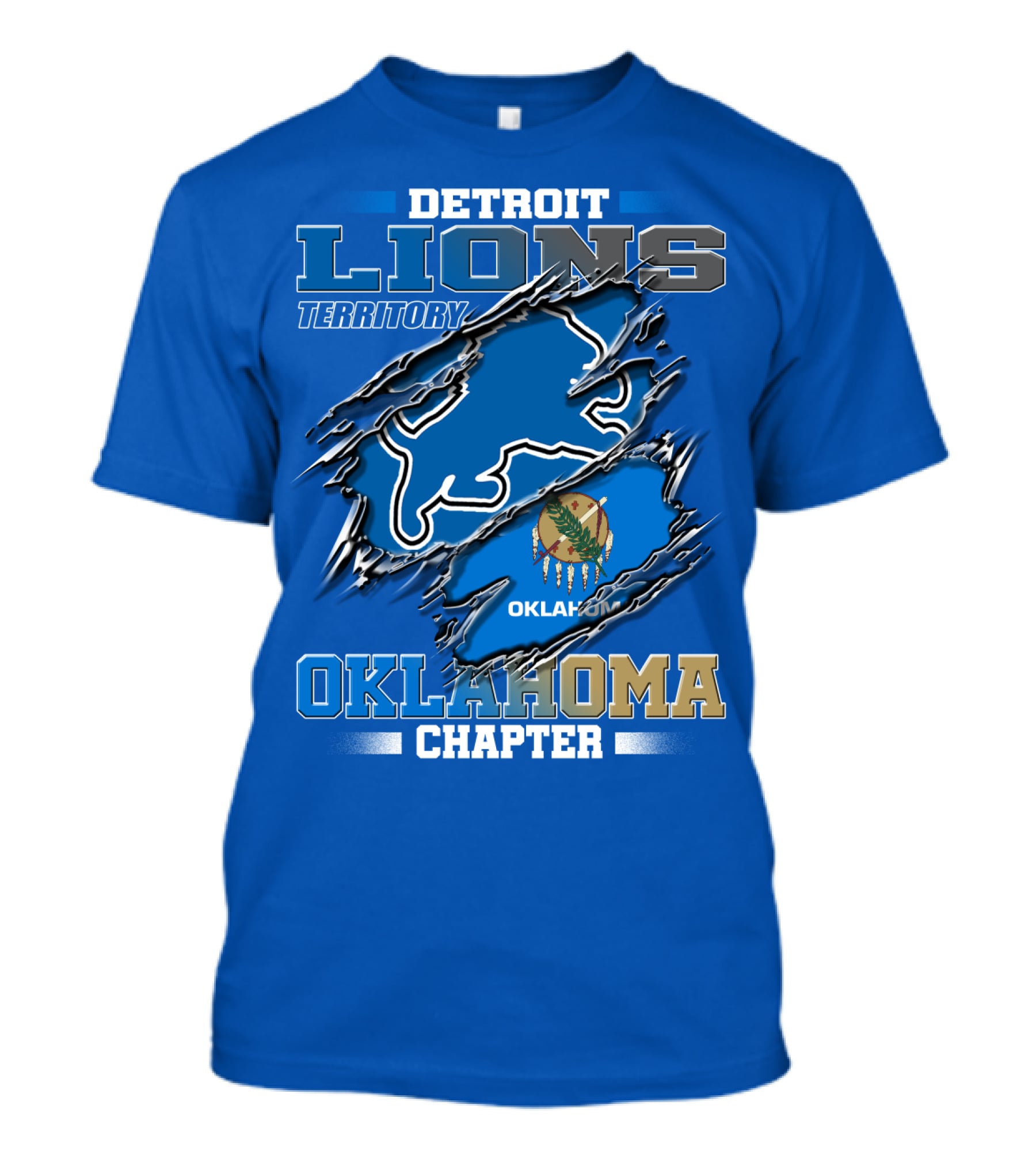 DETROIT LIONS TERRITORY OKLAHOMA CHAPTER T-Shirt