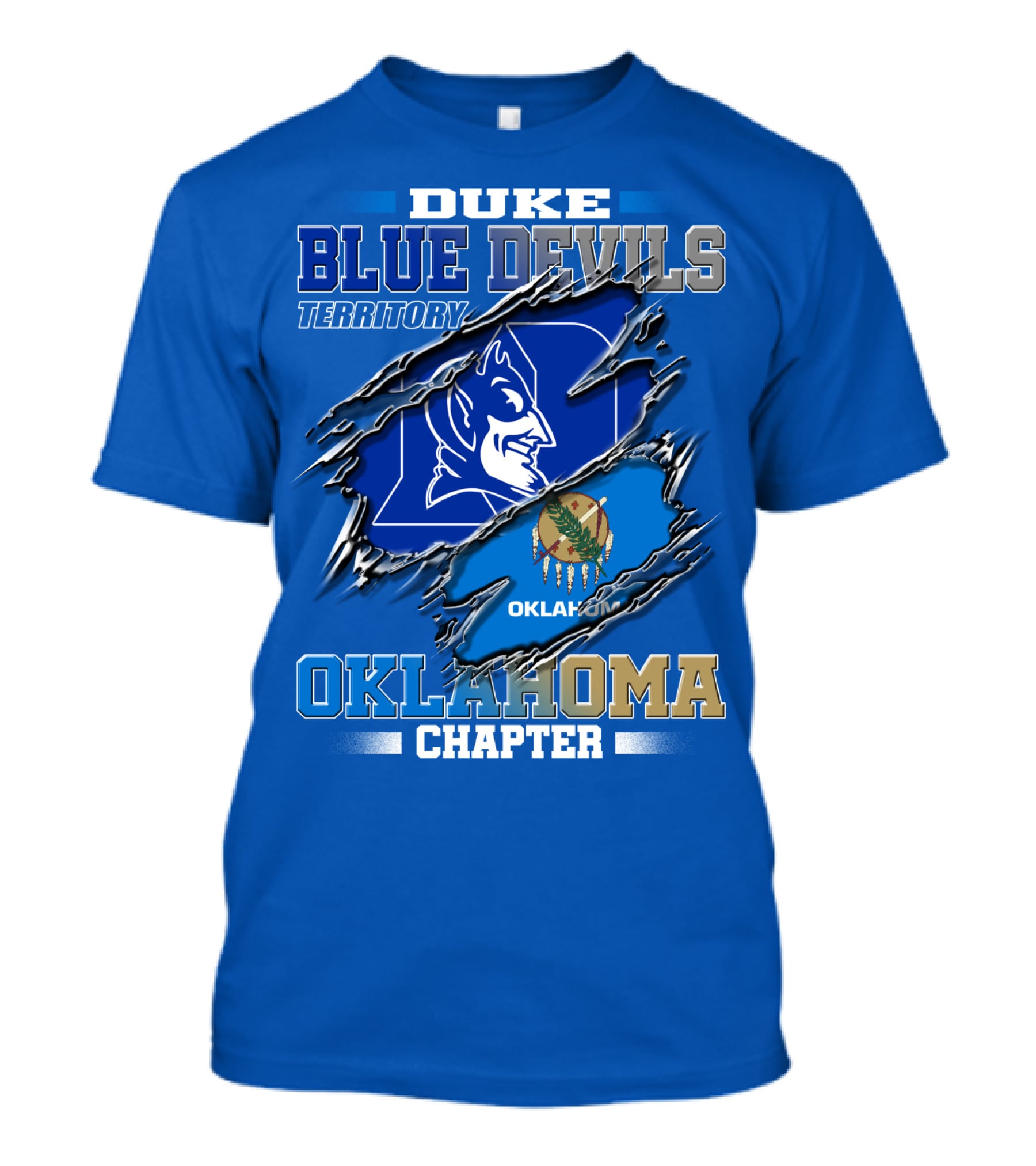 DUKE BLUE DEVILS TERRITORY OKLAHOMA CHAPTER T-Shirt