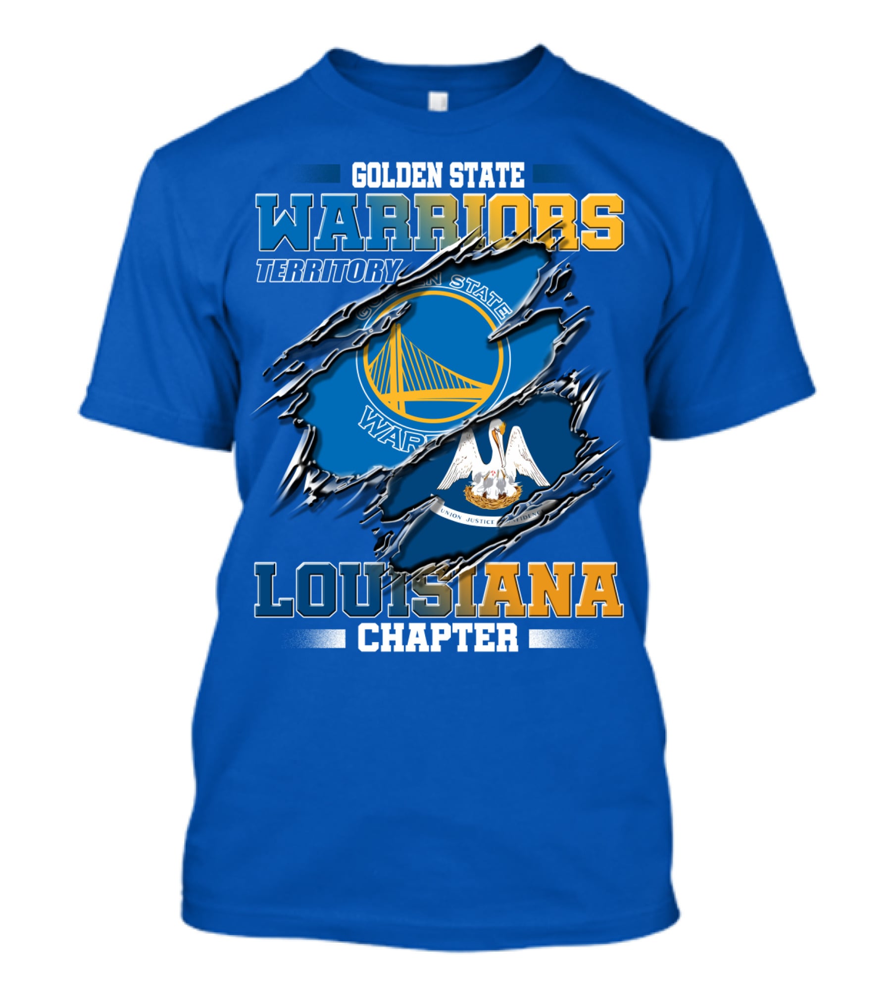 Golden State Warriors Territory Louisiana Chapter T-Shirt