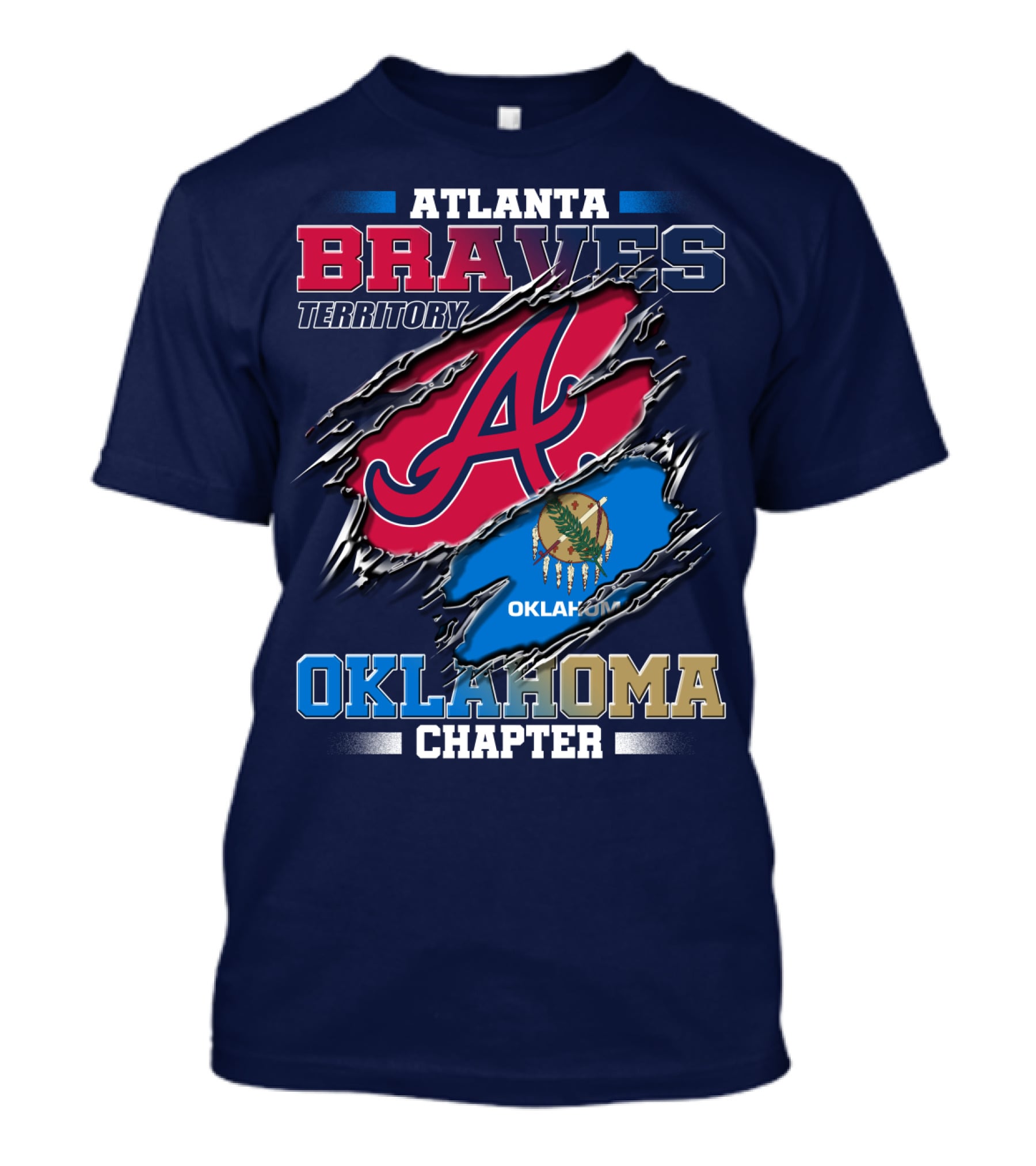 Atlanta Braves Territory Oklahoma Chapter T-Shirt