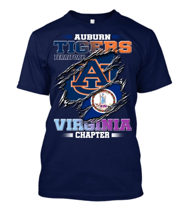 Auburn Tigers Territory Virginia Chapter T-Shirt