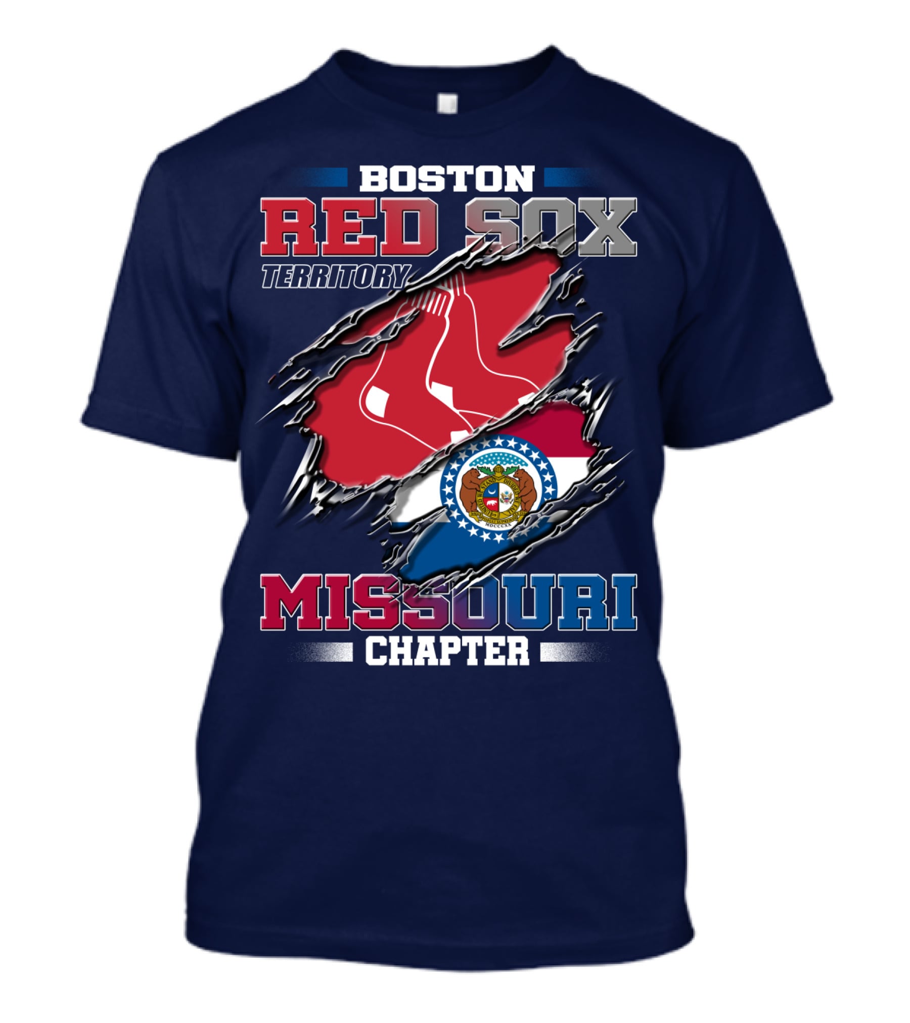 Boston Red Sox Territory Missouri Chapter T-Shirt