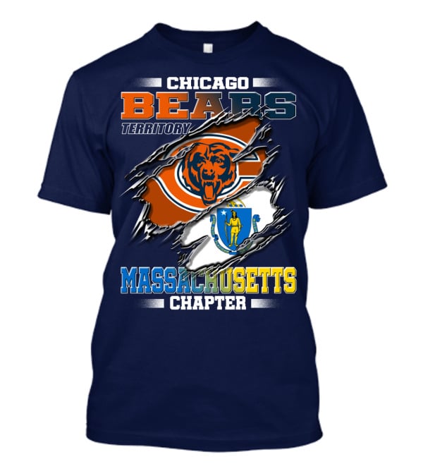 Chicago Bears Territory Massachusetts Chapter T-Shirt