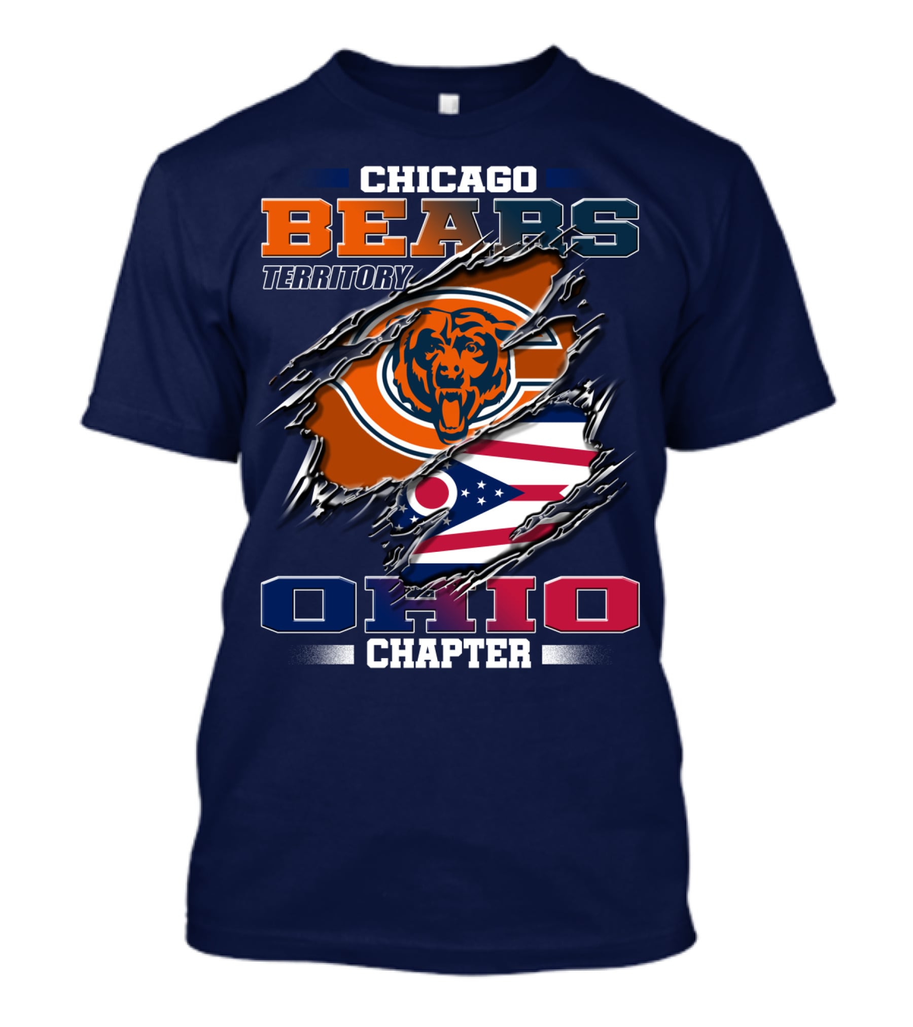 Chicago Bears Territory Ohio Chapter T-Shirt