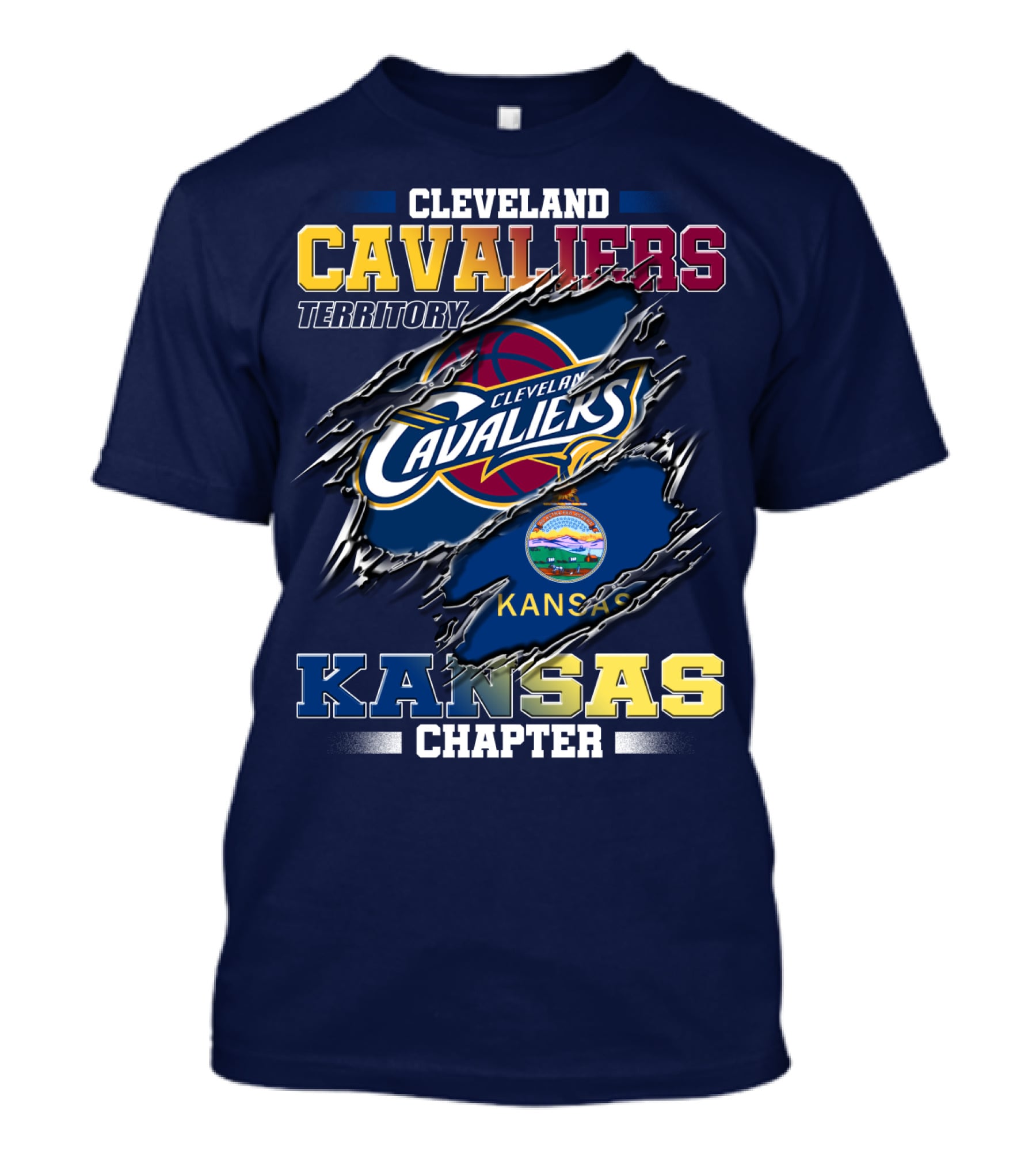 Cleveland Cavaliers Territory Kansas Chapter T-Shirt