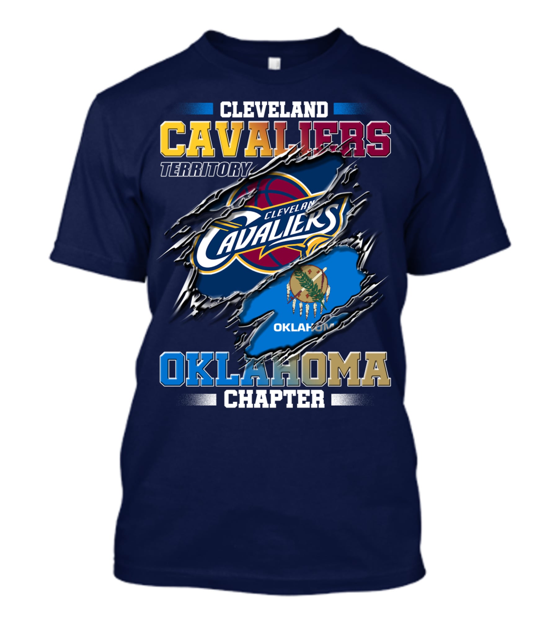Cleveland Cavaliers Territory Oklahoma Chapter T-Shirt