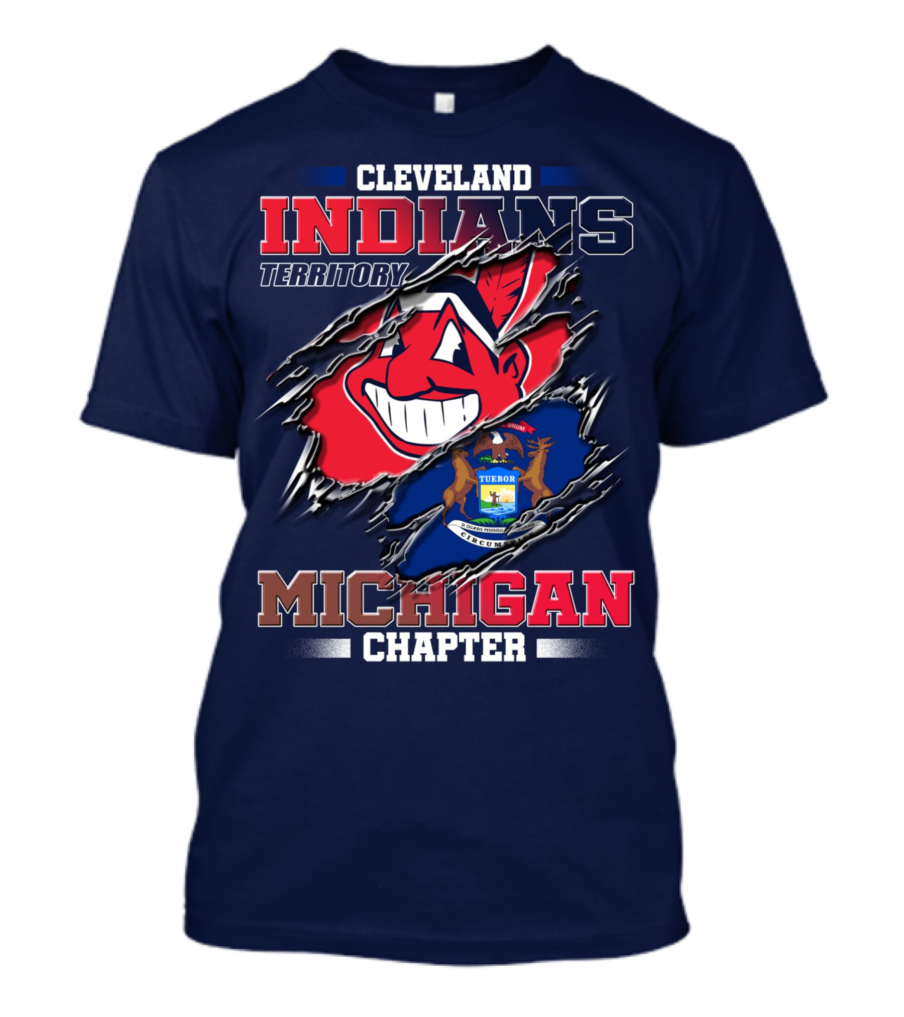 Cleveland Indians Territory Michigan Chapter T-Shirt
