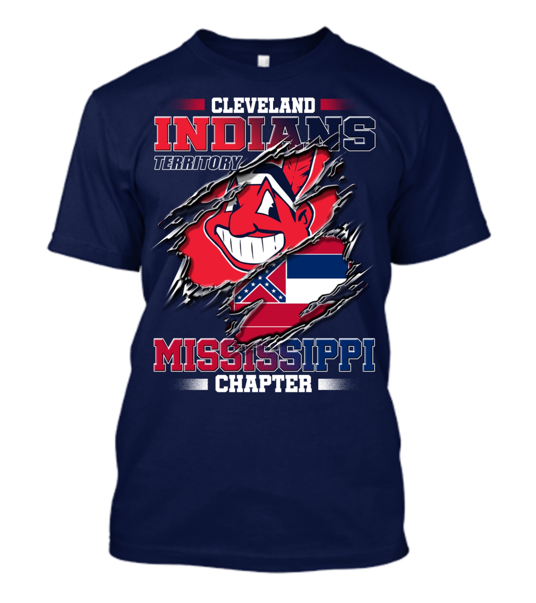 Cleveland Indians Territory Mississippi Chapter T-Shirt