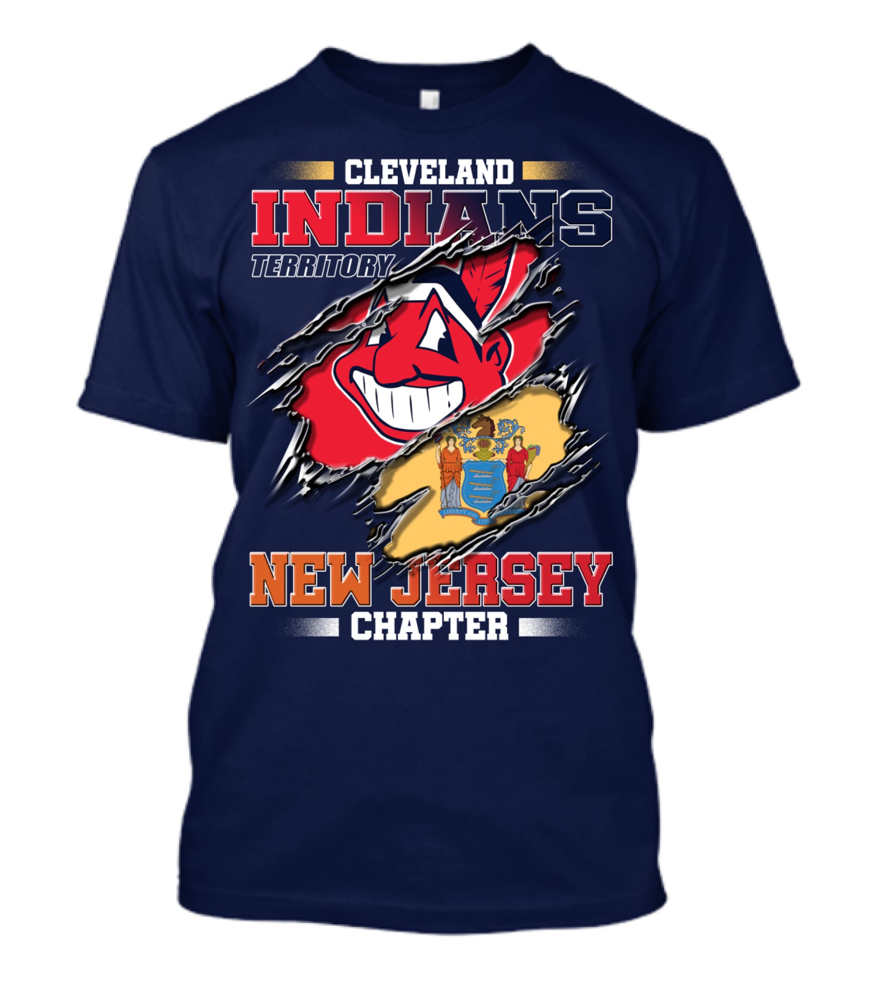 Cleveland Indians Territory New Jersey Chapter T-Shirt