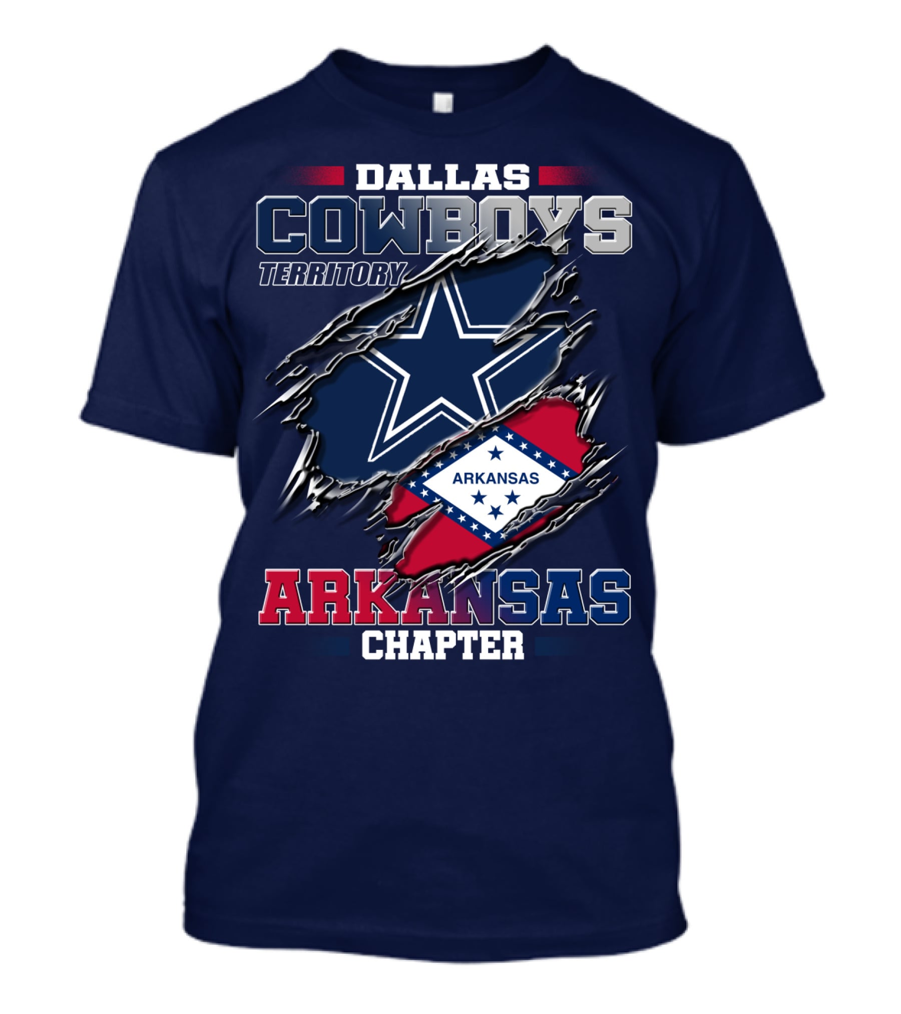Dallas Cowboys Territory Arkansas Chapter T-Shirt