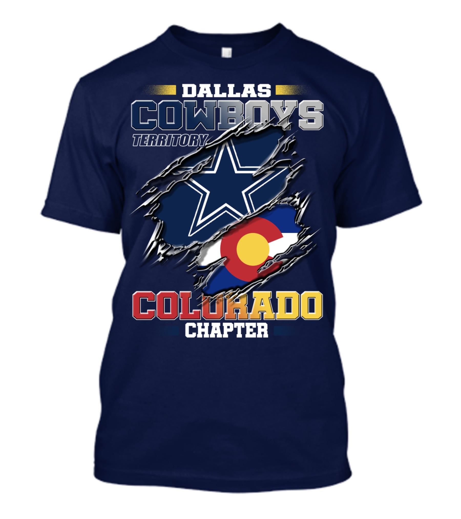Dallas Cowboys Territory Colorado Chapter T-Shirt
