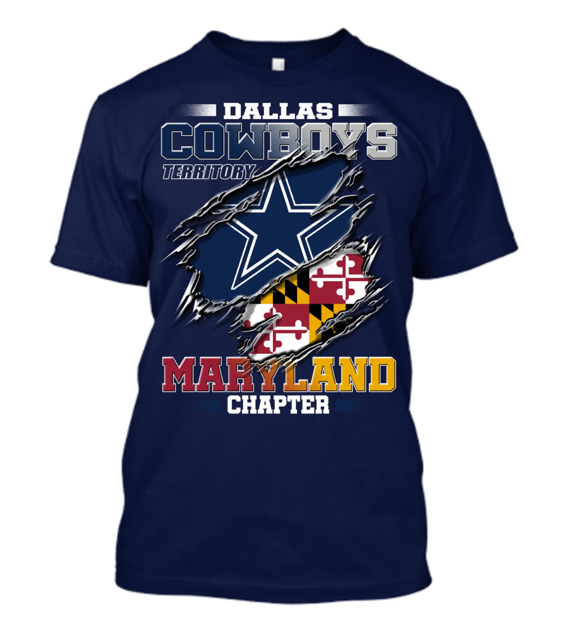 Dallas Cowboys Territory Maryland Chapter T-Shirt