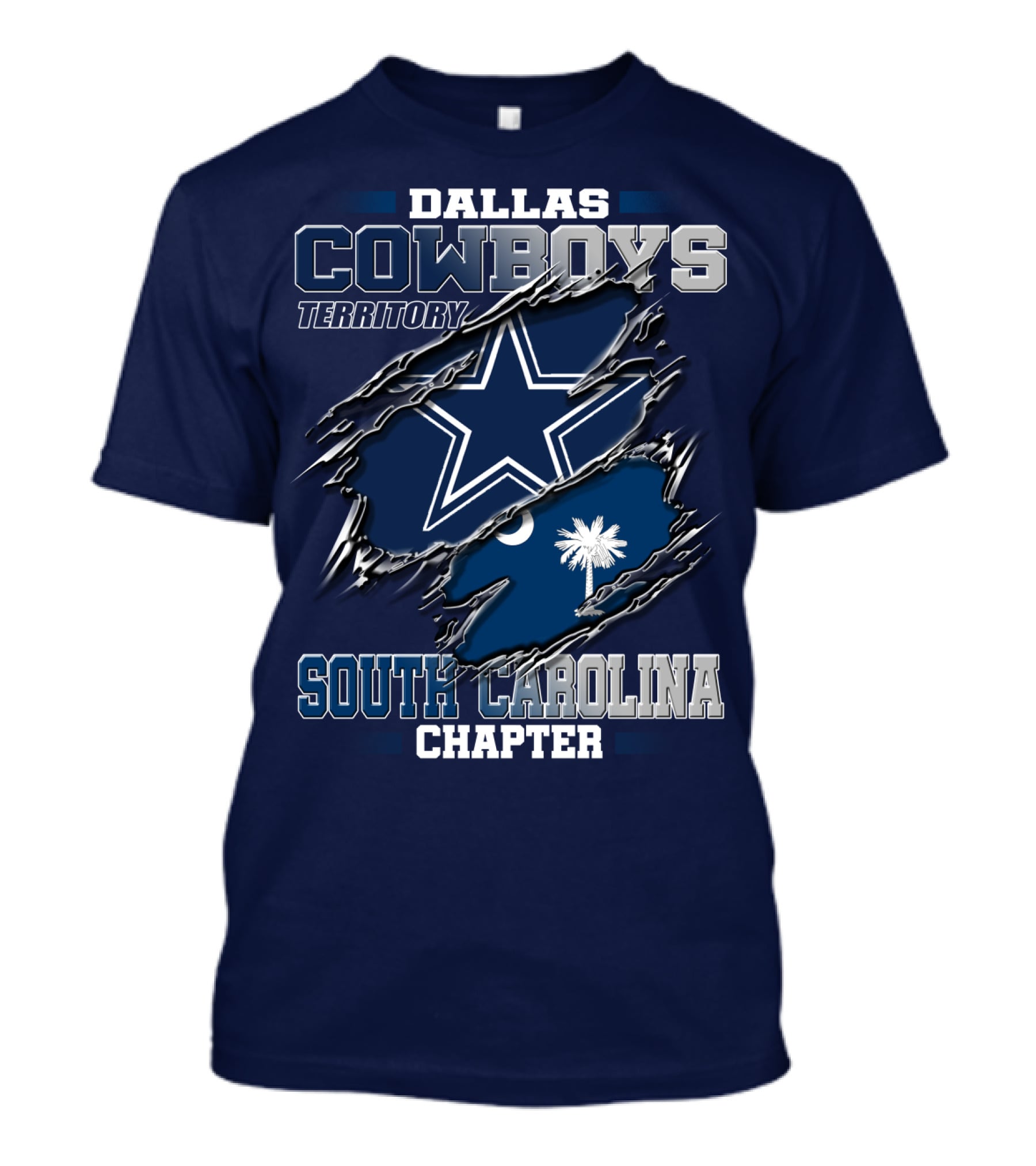 Dallas Cowboys Territory South Carolina Chapter T-Shirt
