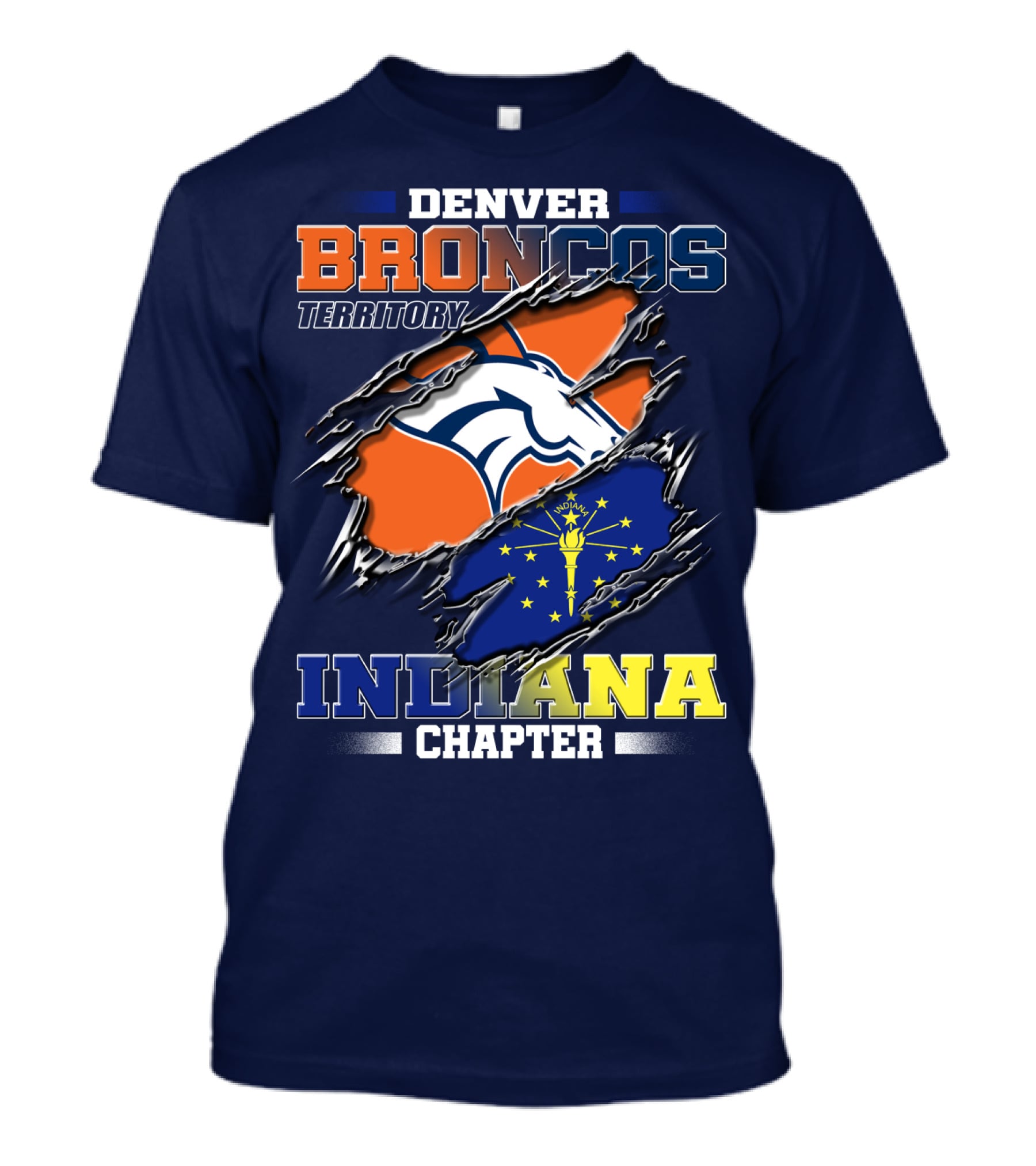 Denver Broncos Territory Indiana Chapter T-Shirt