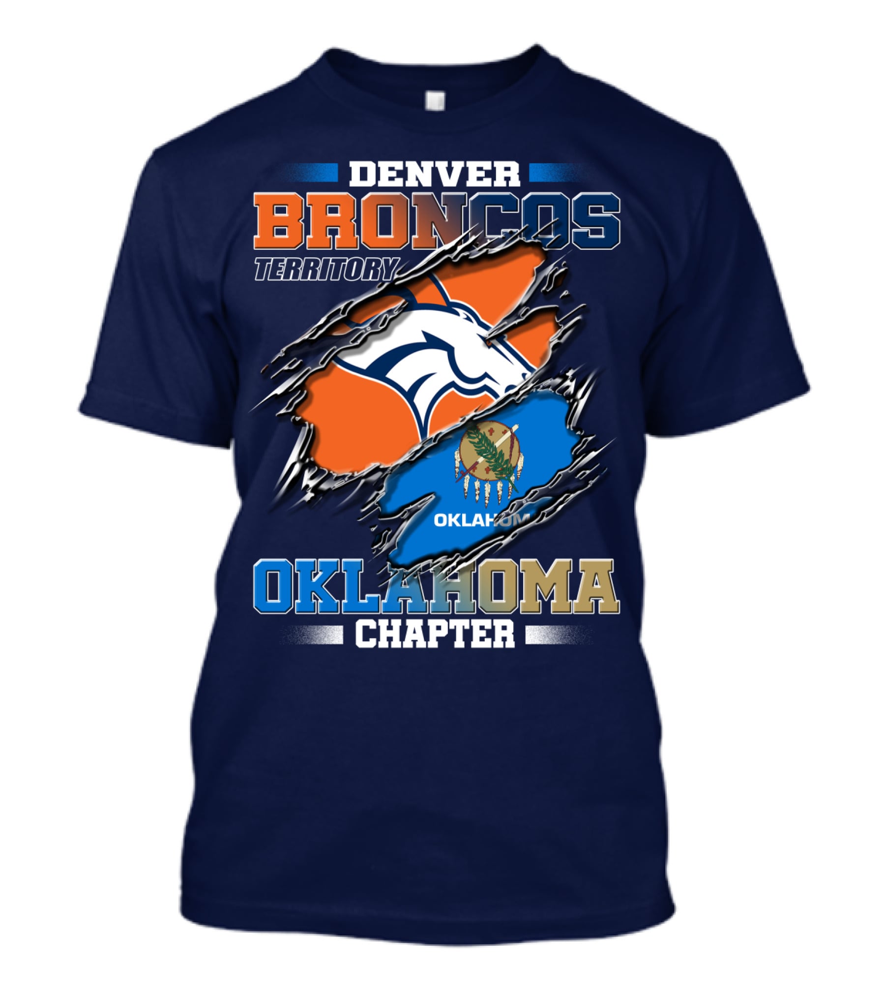 DENVER BRONCOS TERRITORY OKLAHOMA CHAPTER T-Shirt