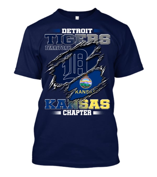 Detroit Tigers Territory Kansas Chapter T-Shirt