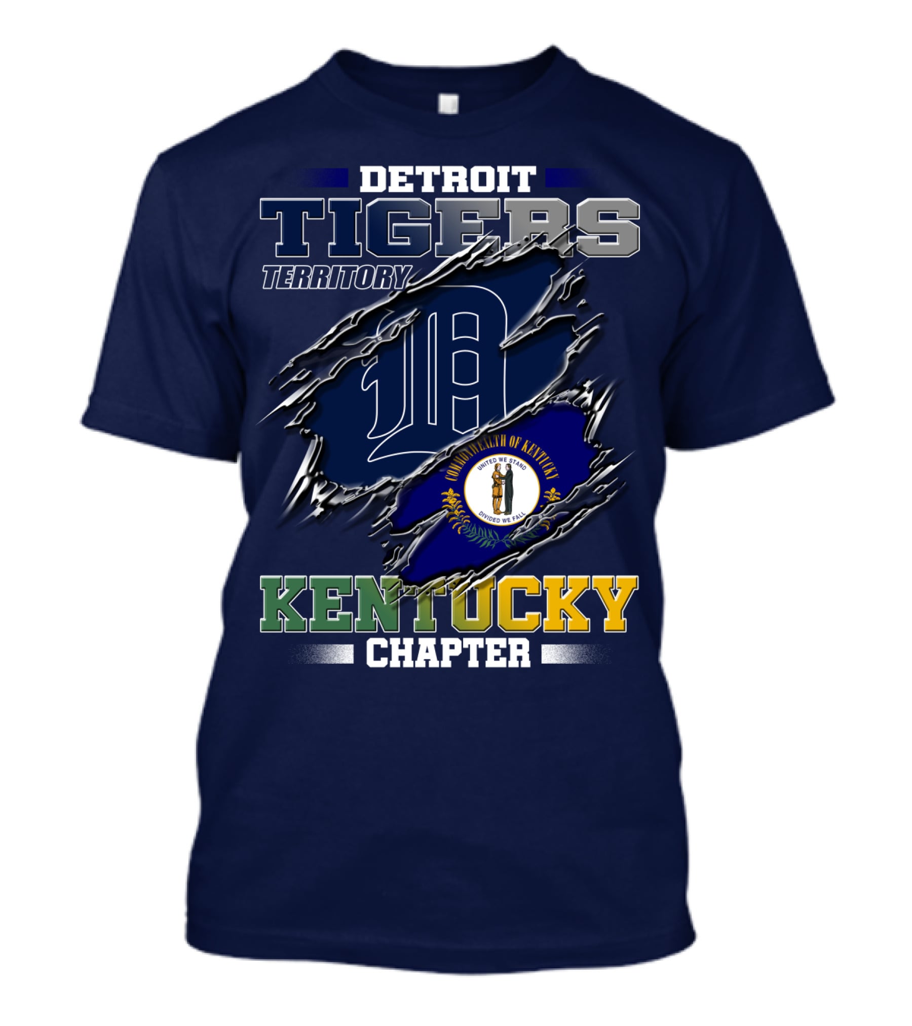 Detroit Tigers Territory Kentucky Chapter T-Shirt