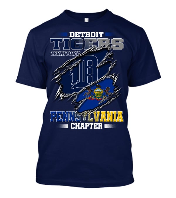 Detroit Tigers Territory Pennsylvania Chapter T-Shirt
