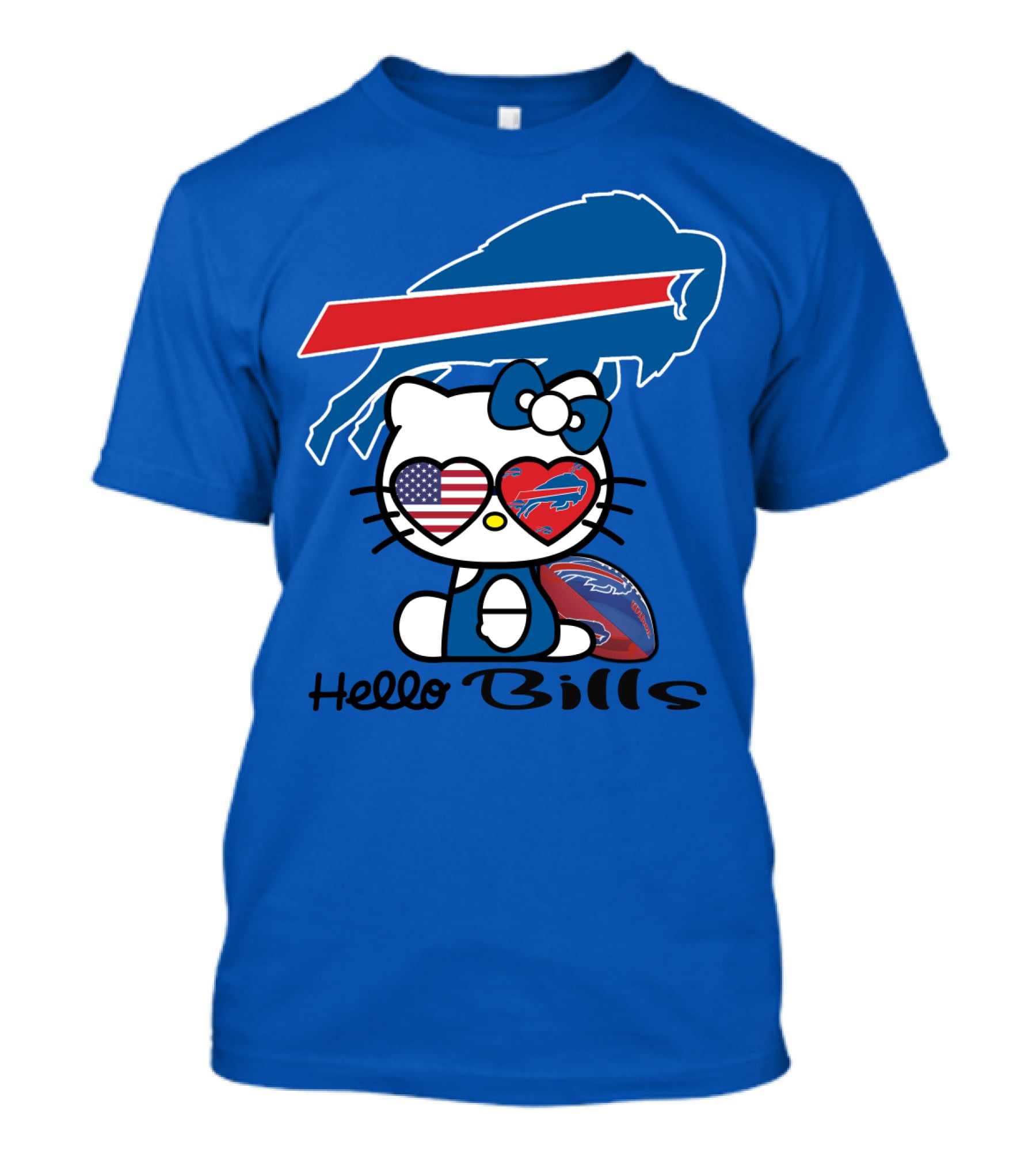 Hello Bills Buffalo Bills Football Hello Kitty T-Shirt