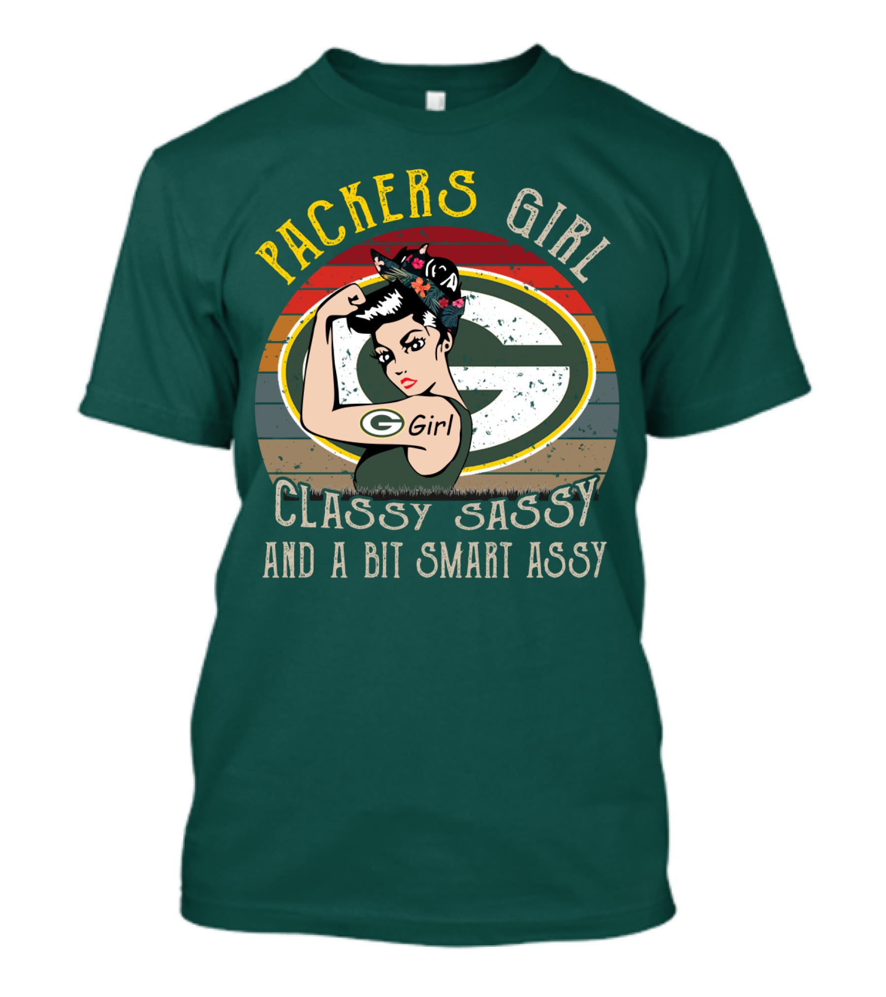 Packers Girl Classy Sassy And A Bit Smart Assy T-Shirt