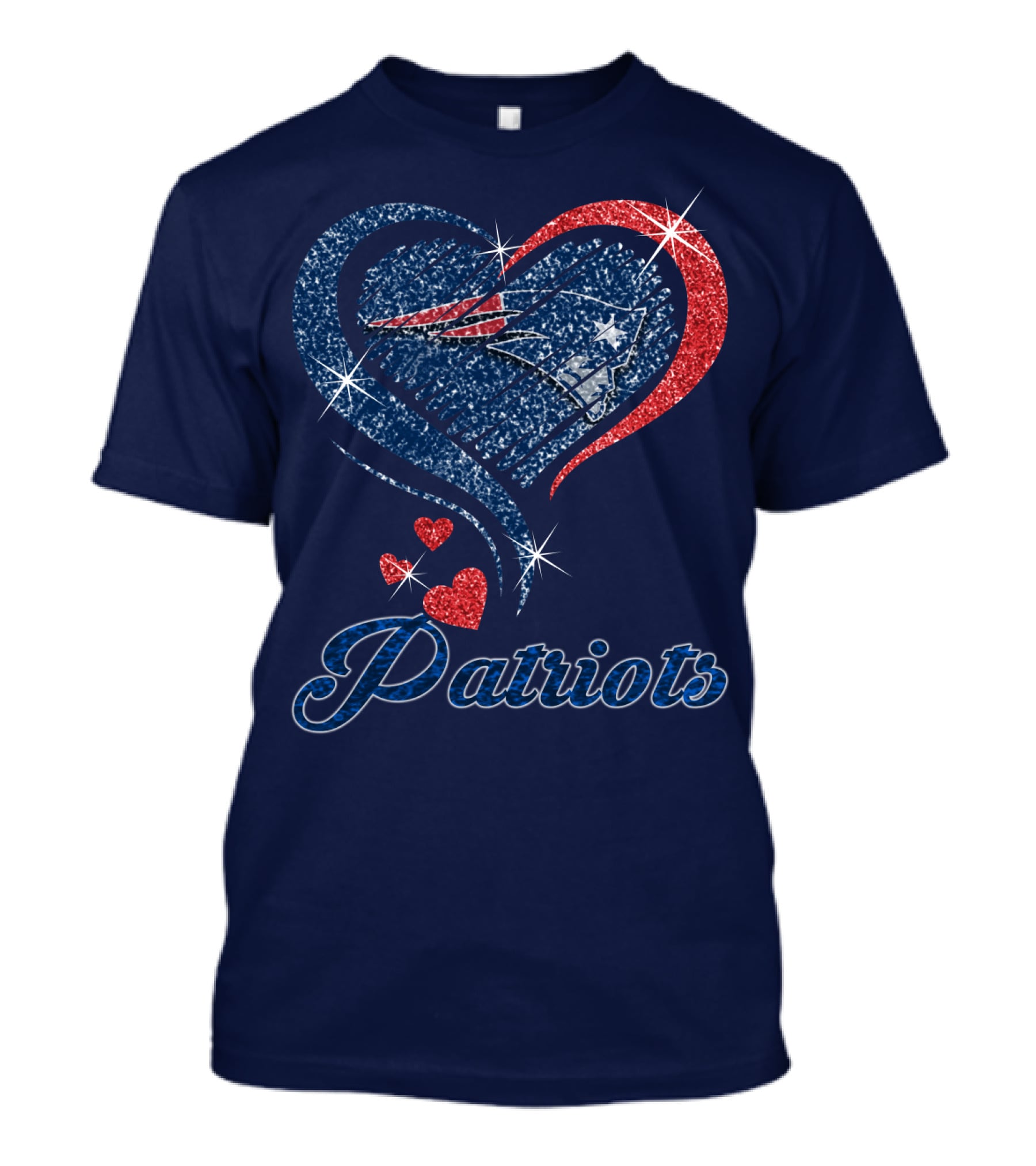 Patriots Heart Glitter T-Shirt