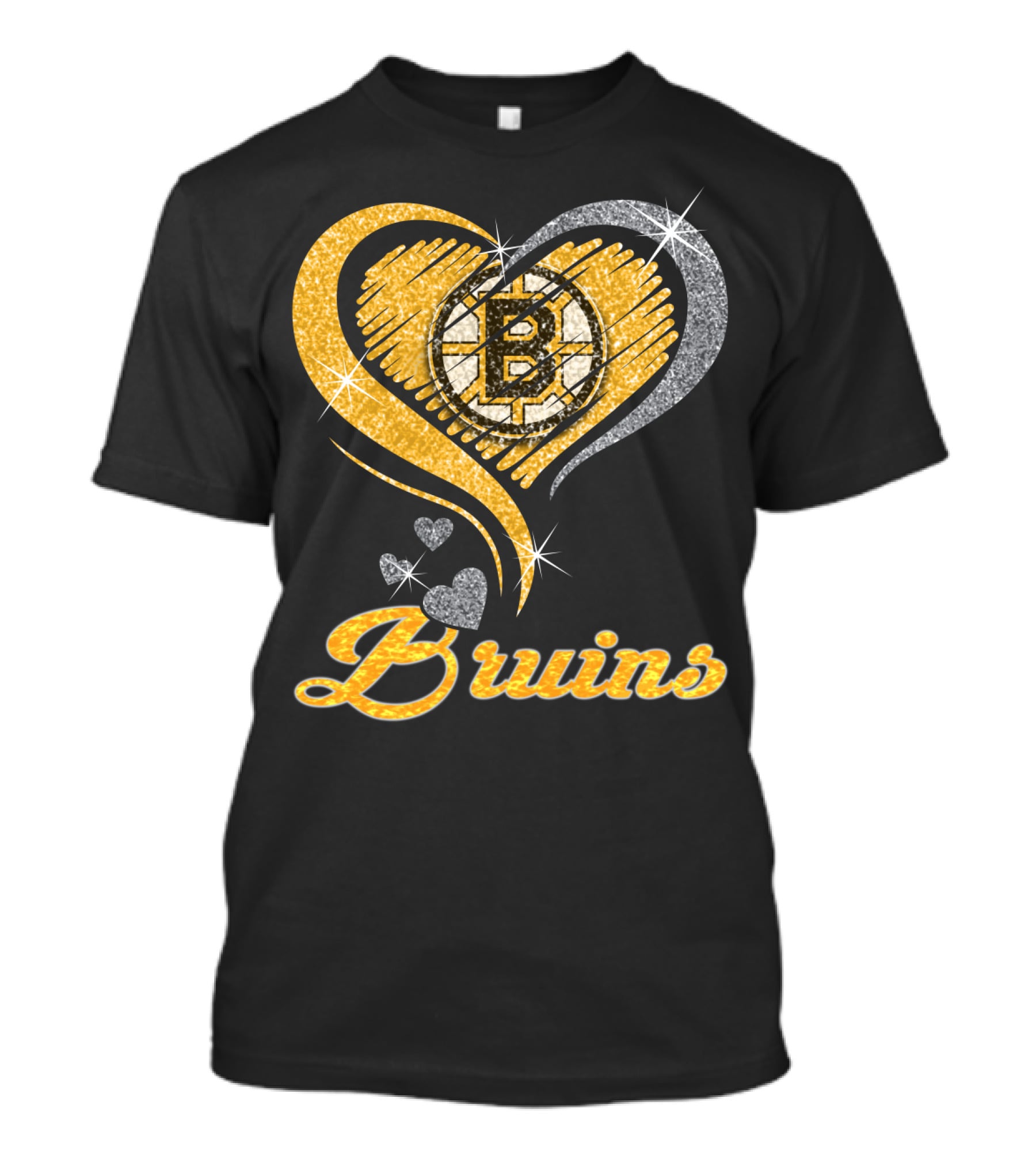 Boston Bruins Heart T-Shirt