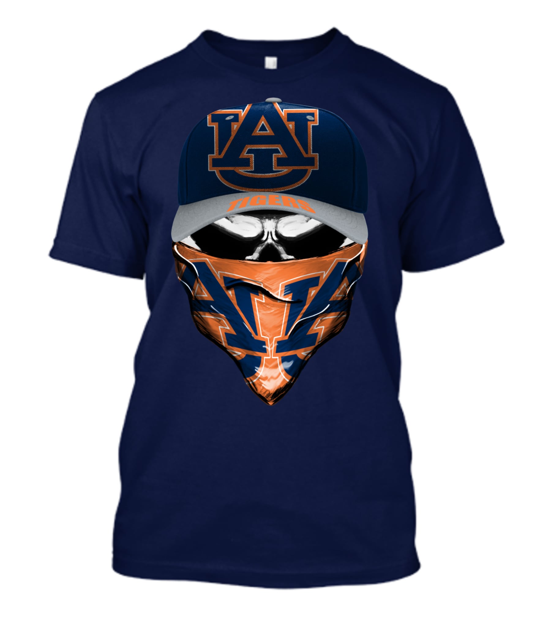 Auburn Tigers Au Logo Hat And Bandana Combo T-Shirt