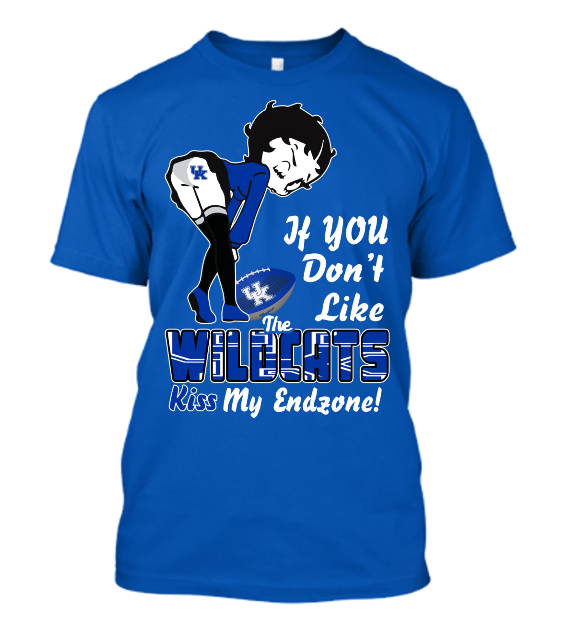 If You Don't Like The Wildcats Kiss My Endzone T-Shirt