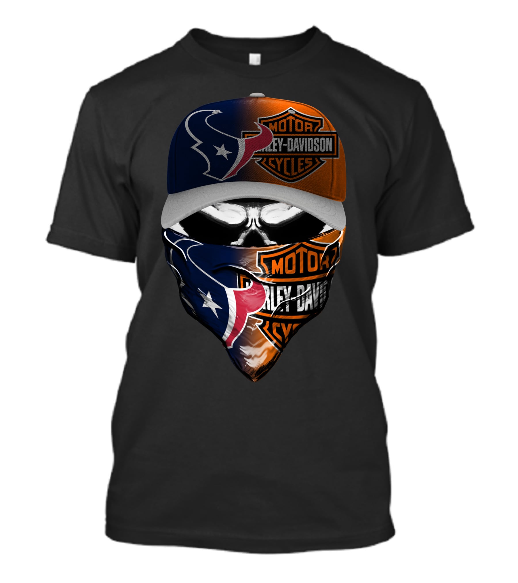 Houston Texans Harley Davidson Crossover Fan Gear T-Shirt