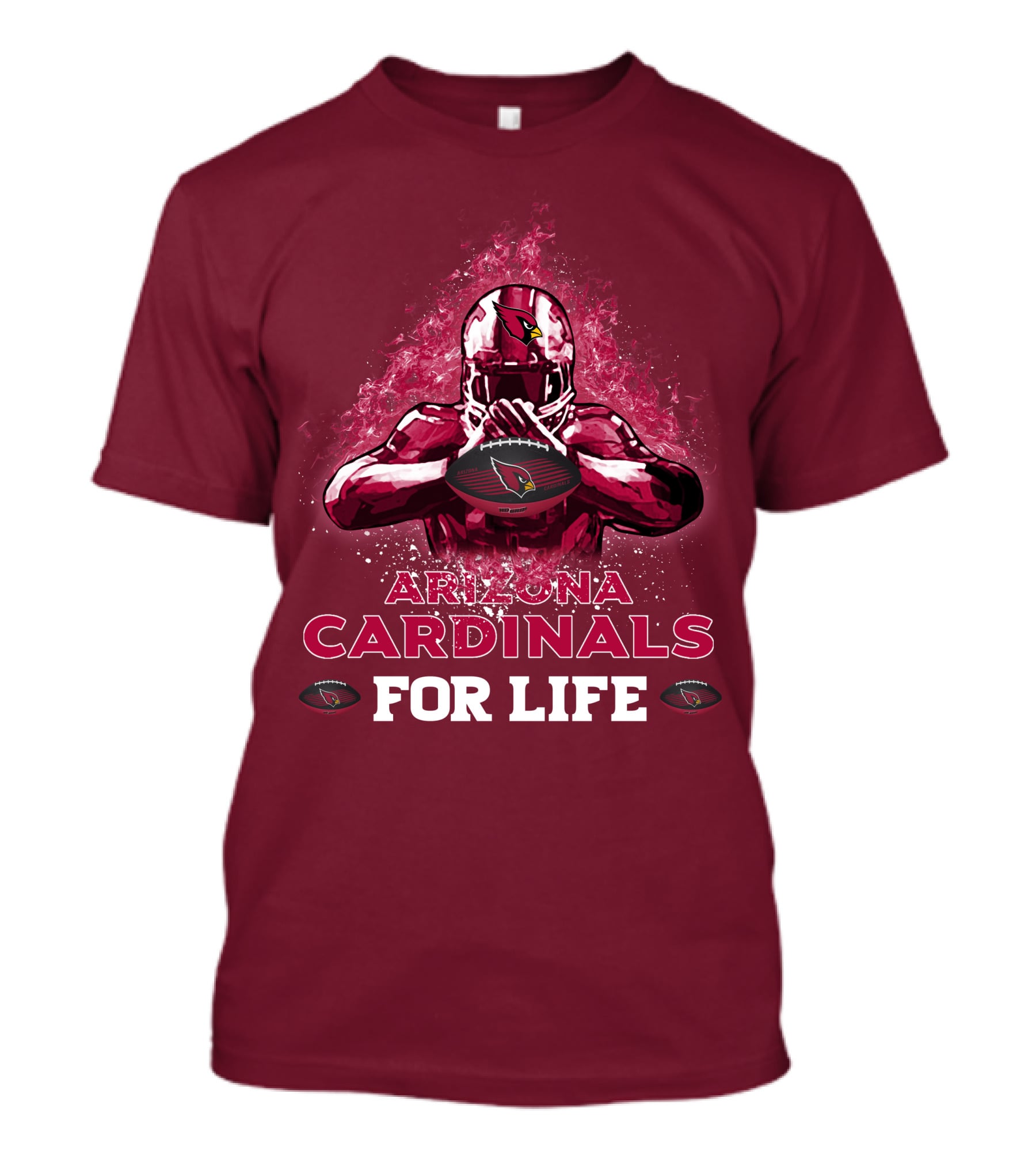 Arizona Cardinals For Life Football T-Shirt