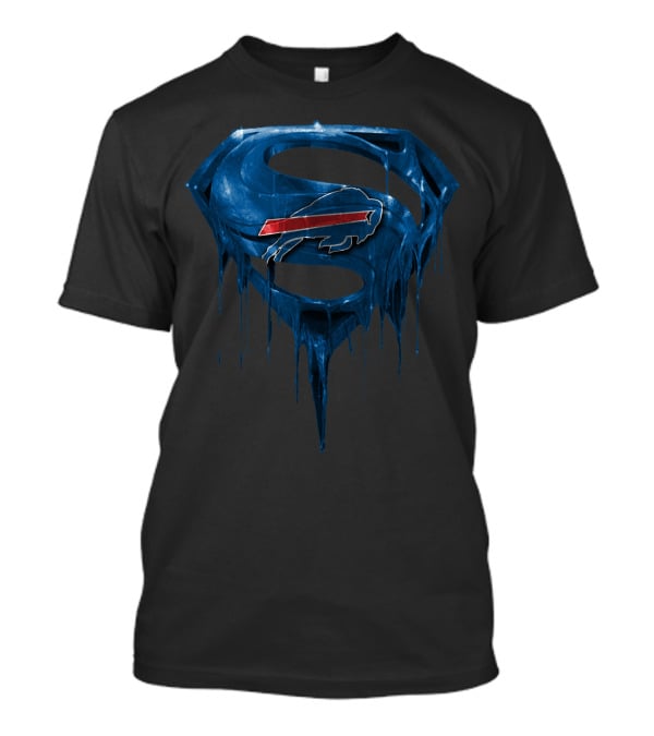 Buffalo Bills Superman Dripping T-Shirt