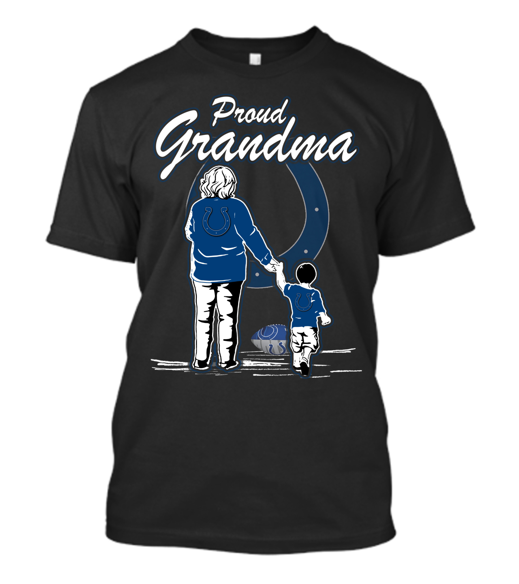 Proud Grandma Indianapolis Colts Family Football Fan T-Shirt