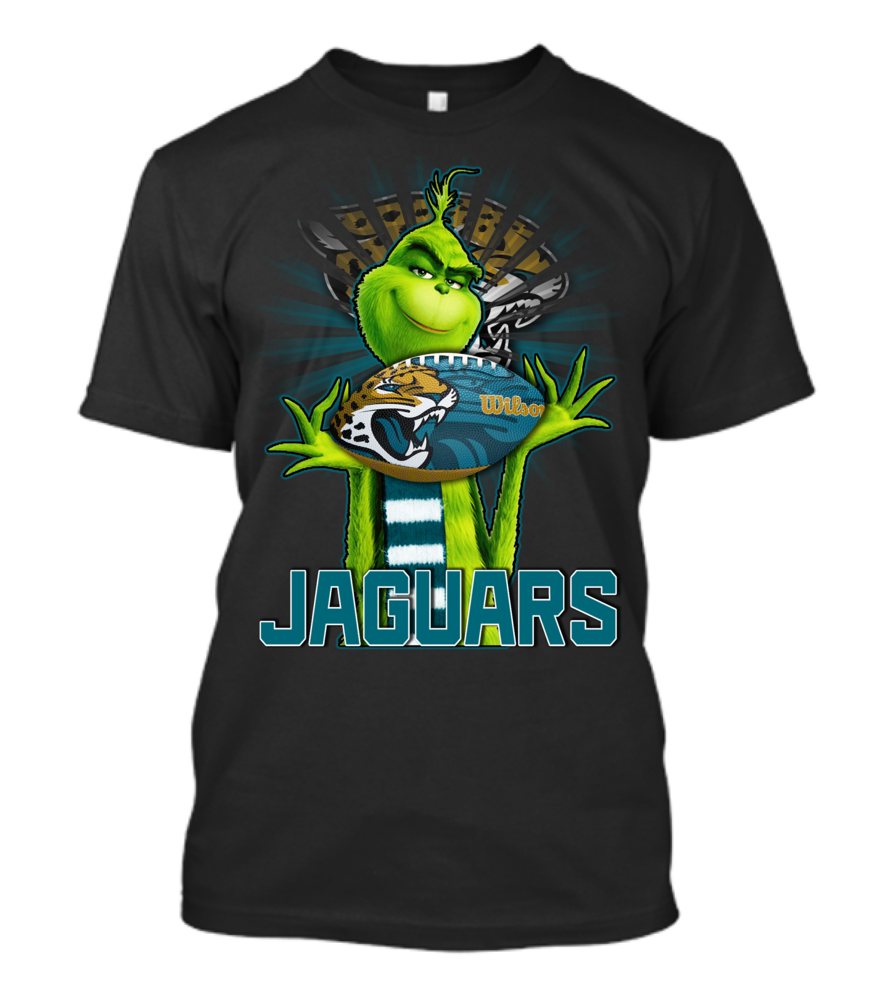 Grinch Jaguars Wilson Football Jacksonville T-Shirt