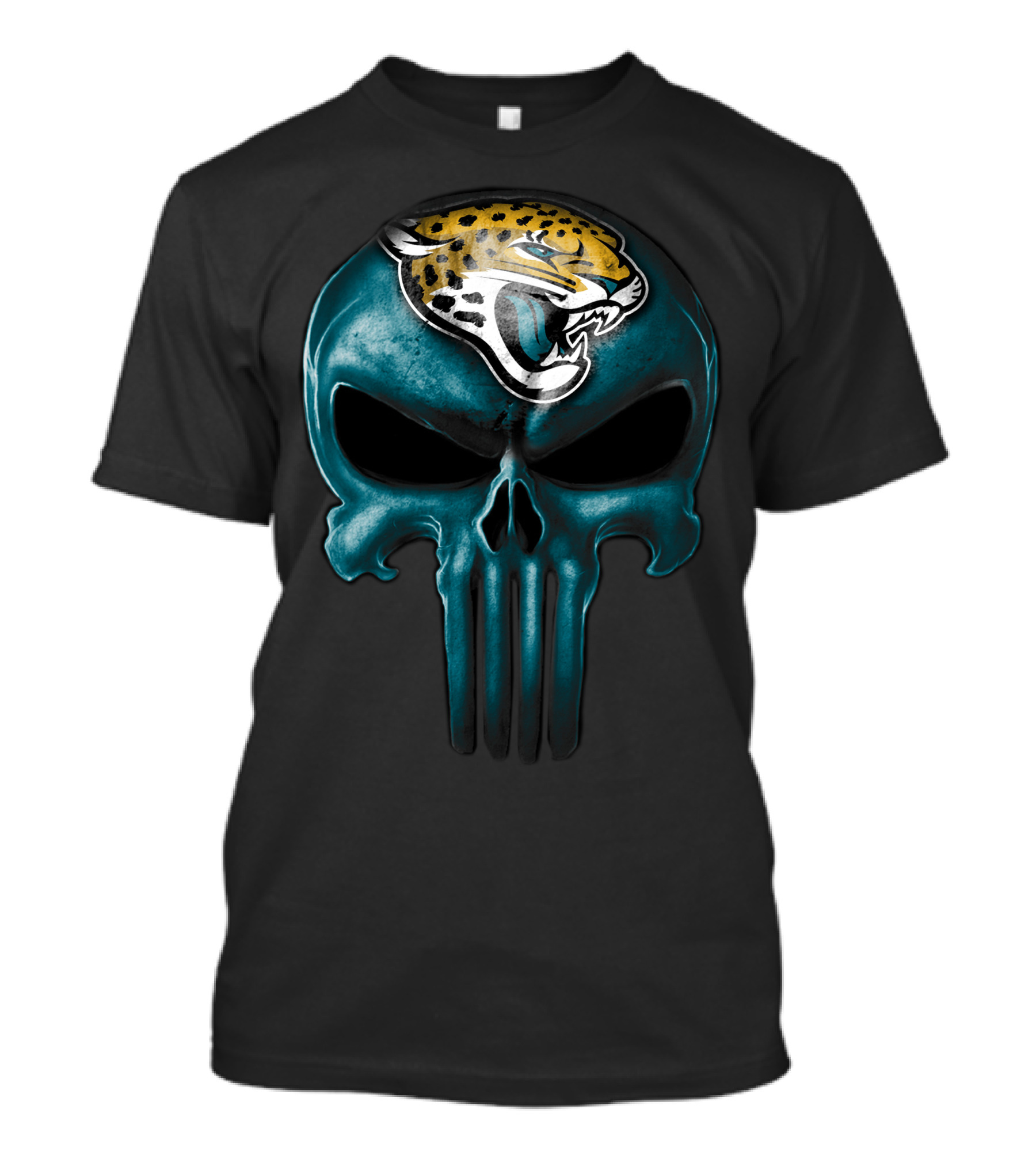 Skull Jacksonville Jaguars Punisher T-Shirt