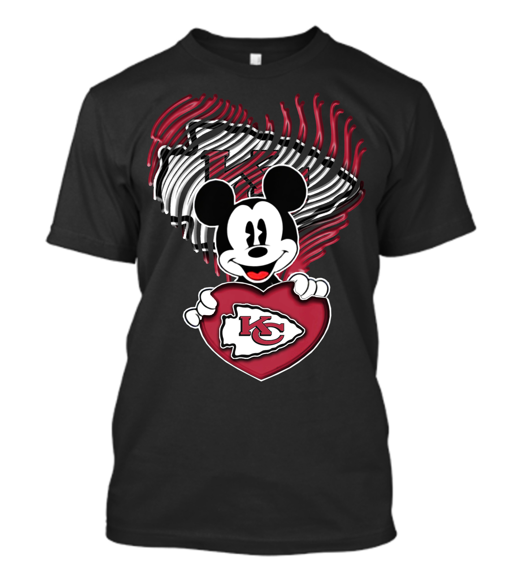 Mick Heart KC Kansas City Chiefs T-Shirt