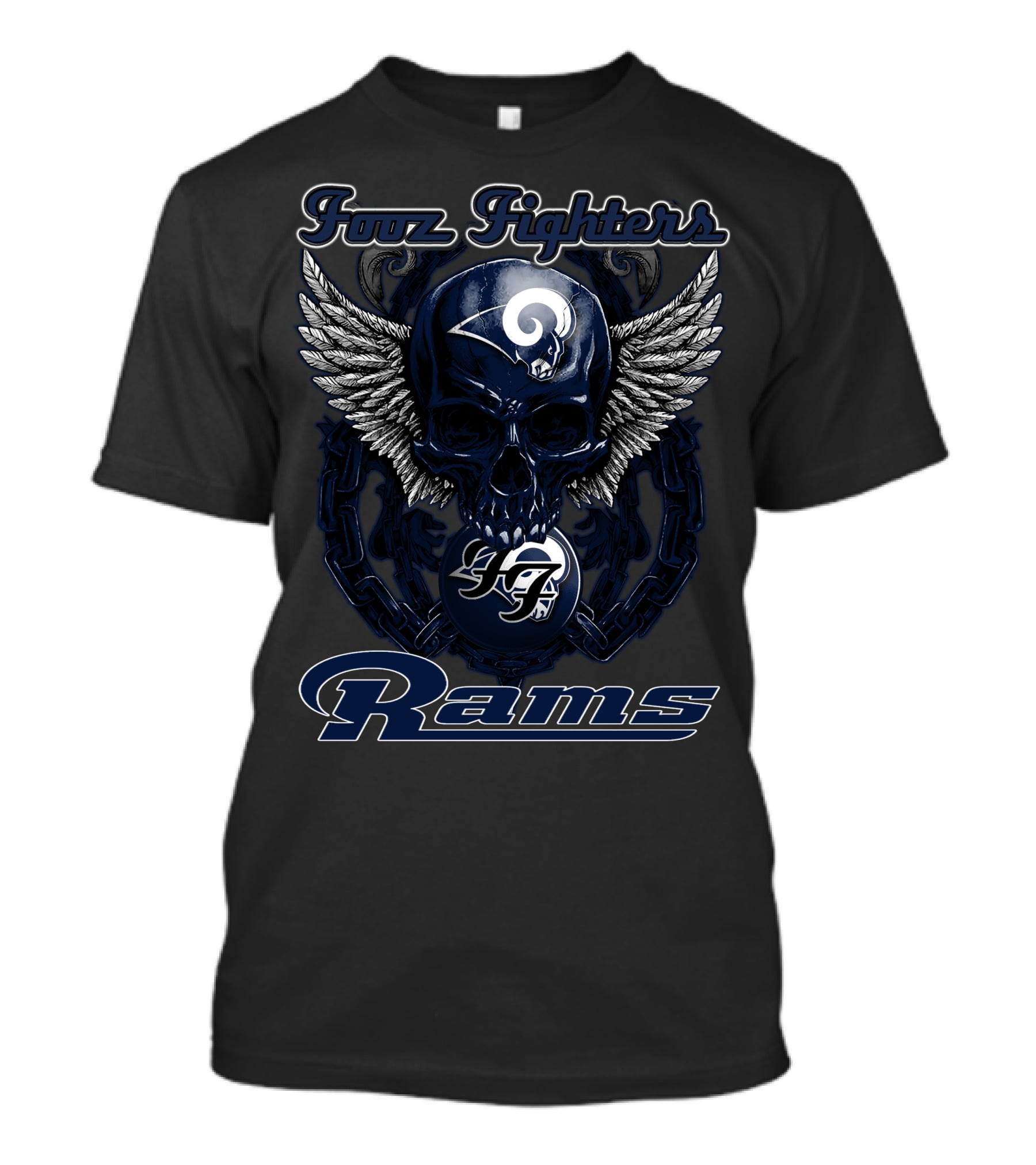 Foo Fighters Los Angeles Rams T-Shirt
