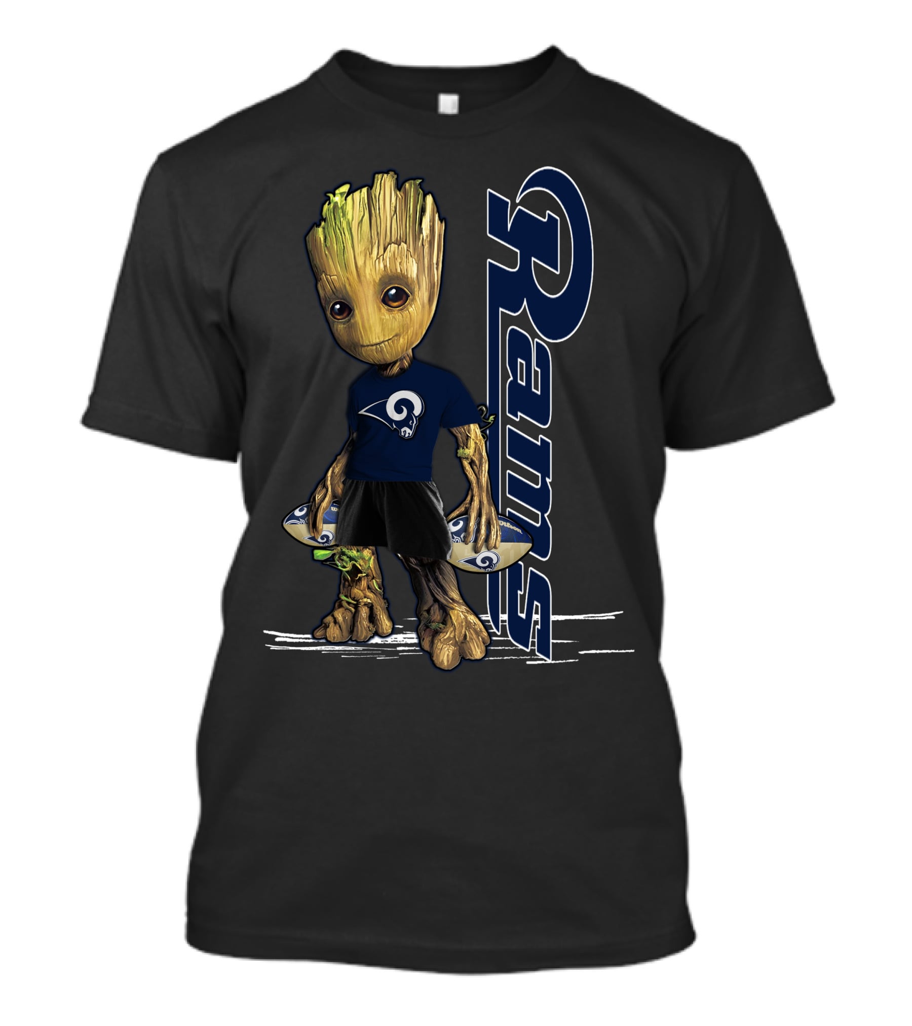 Groot Rams Los Angeles Football Fan T-Shirt