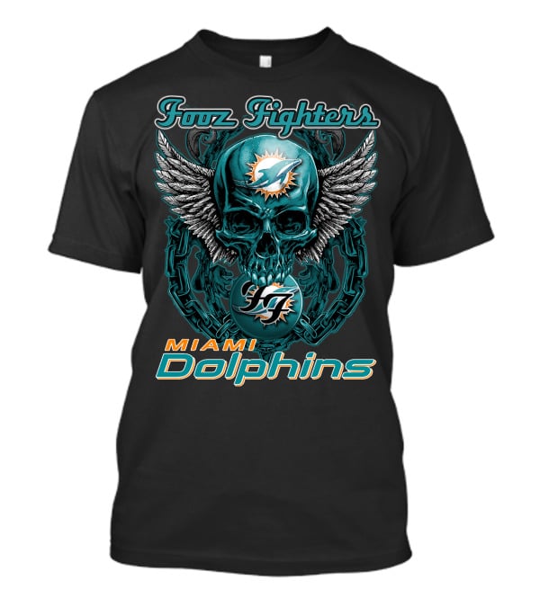 Foo Fighters Miami Dolphins T-Shirt