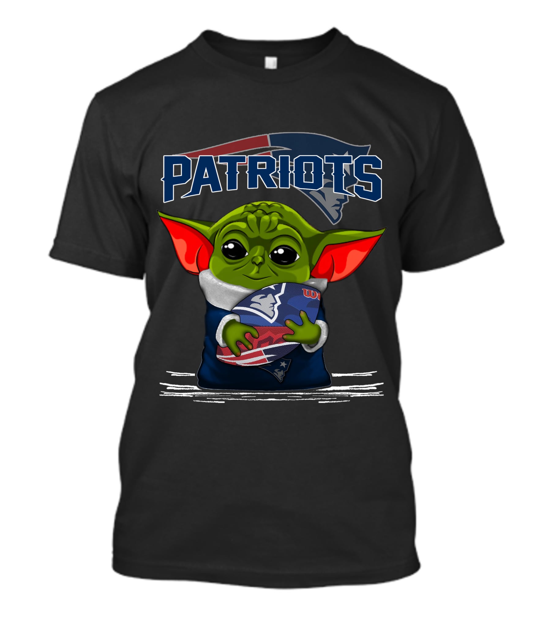 Yoda New England Patriots Football Character T-Shirt