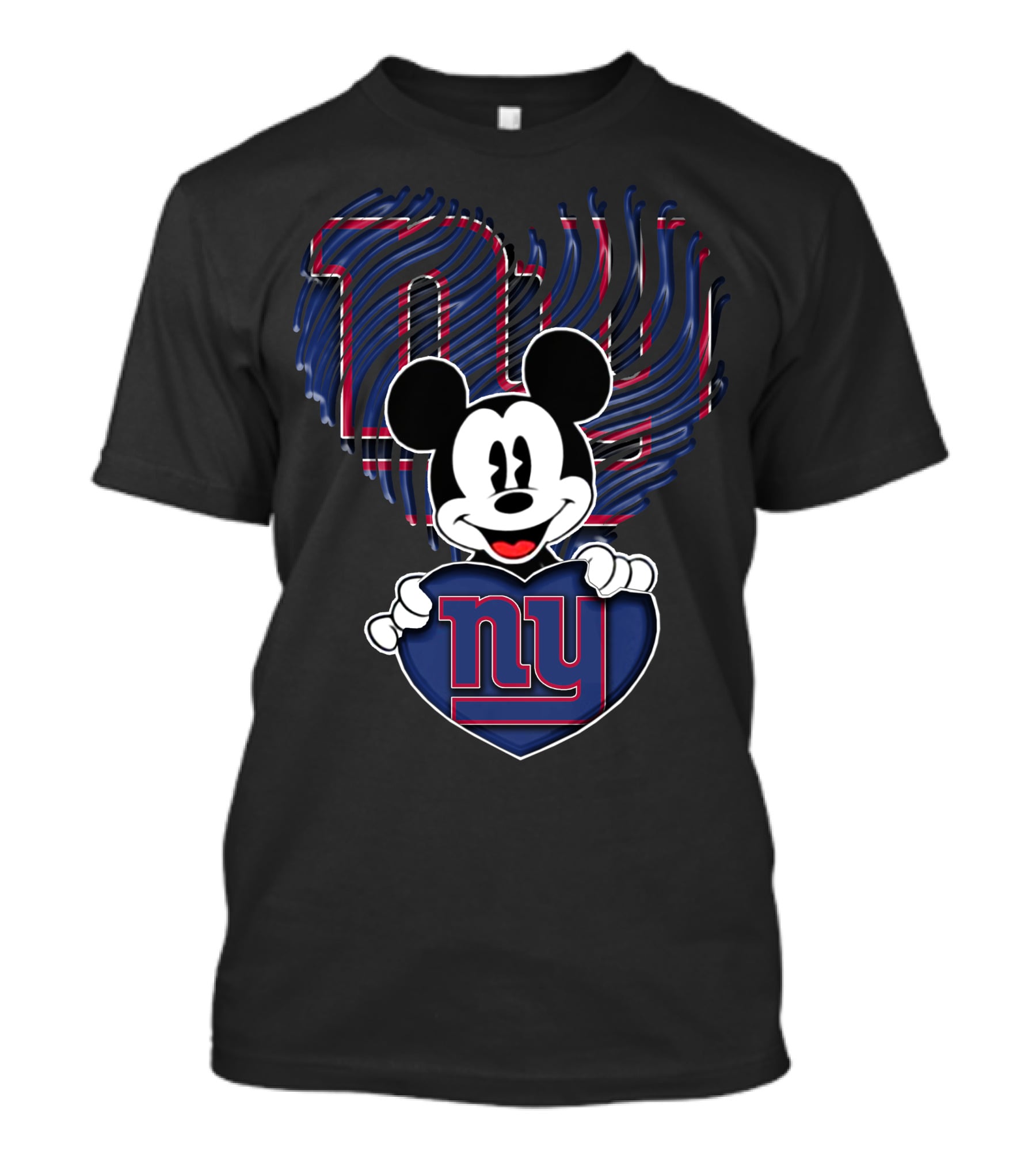 Mick NY Giants Heart T-Shirt