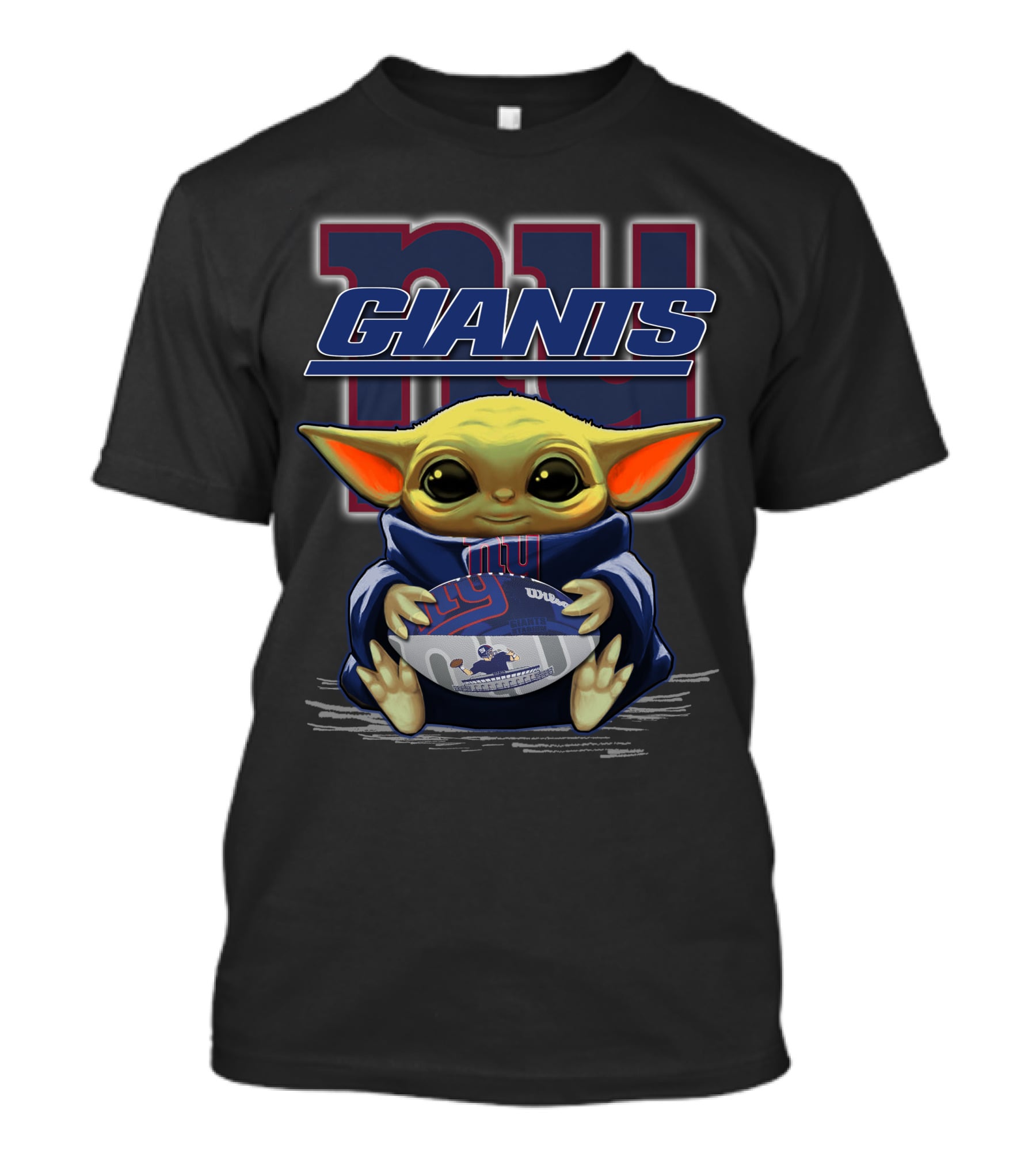 Yoda Giants NFL New York Football Fan Merchandise T-Shirt